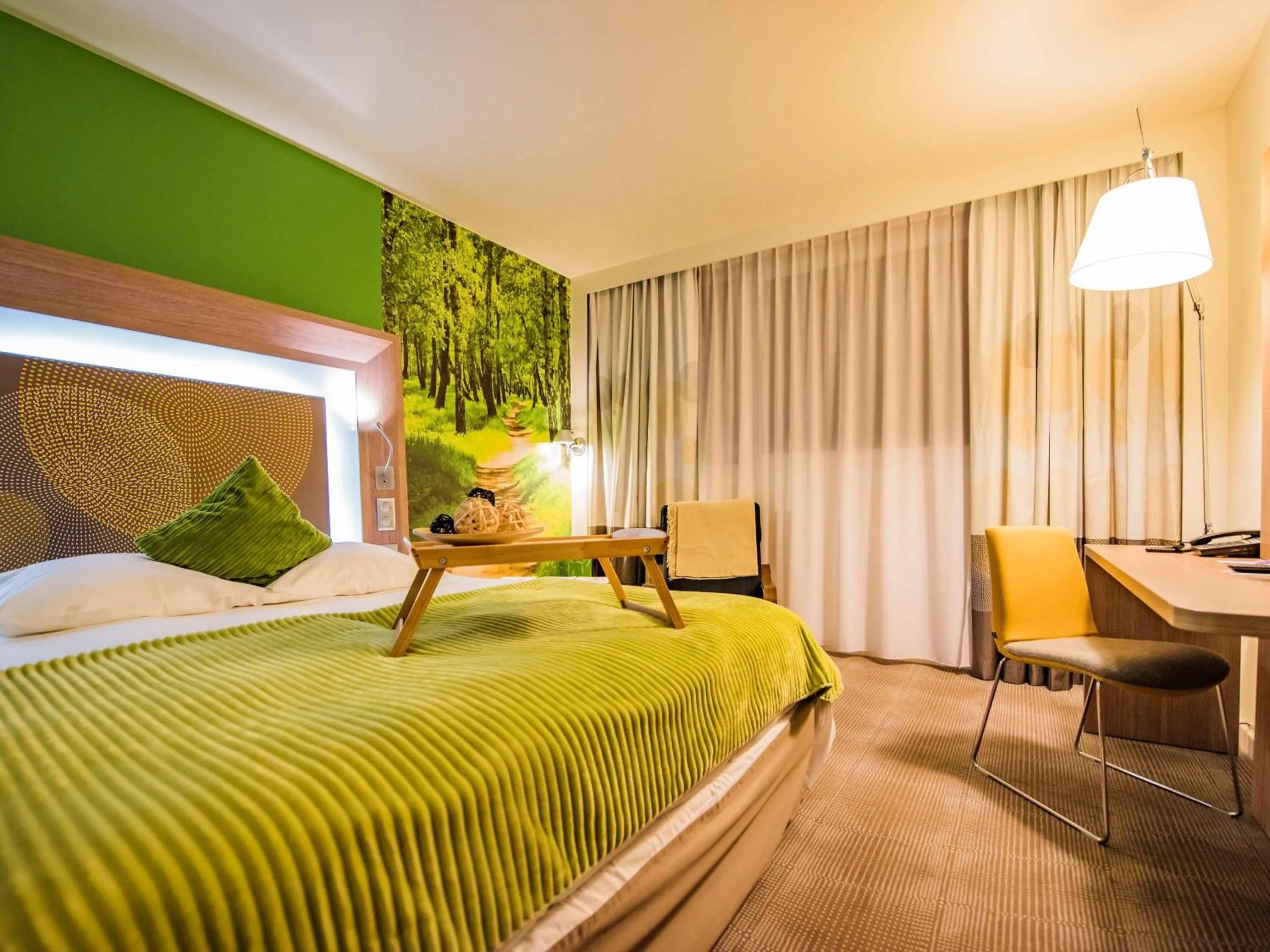 Bedroom, Bed in Novotel Lodz Centrum