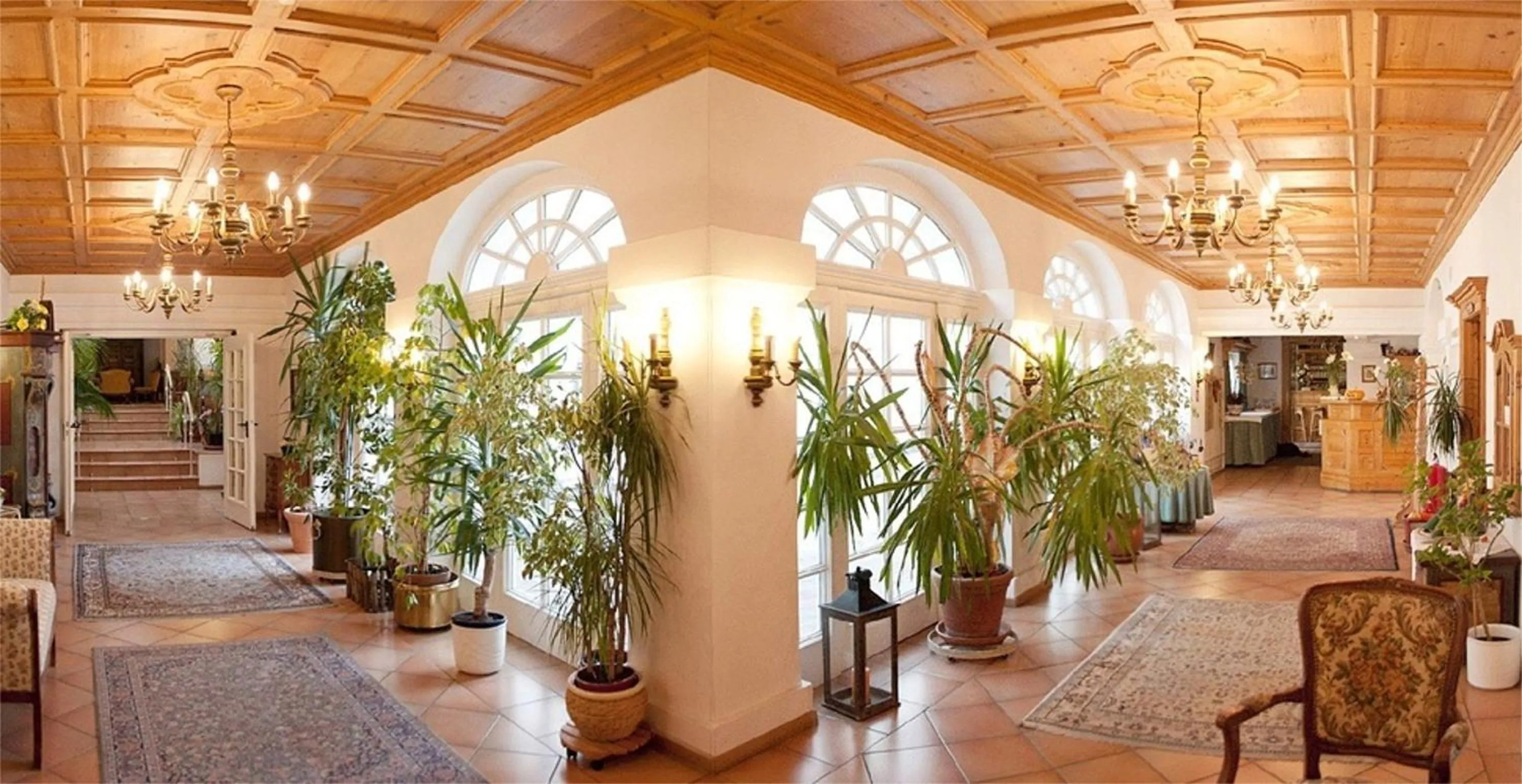 Lobby or reception in Hotel Landhaus Fuhrgassl-Huber