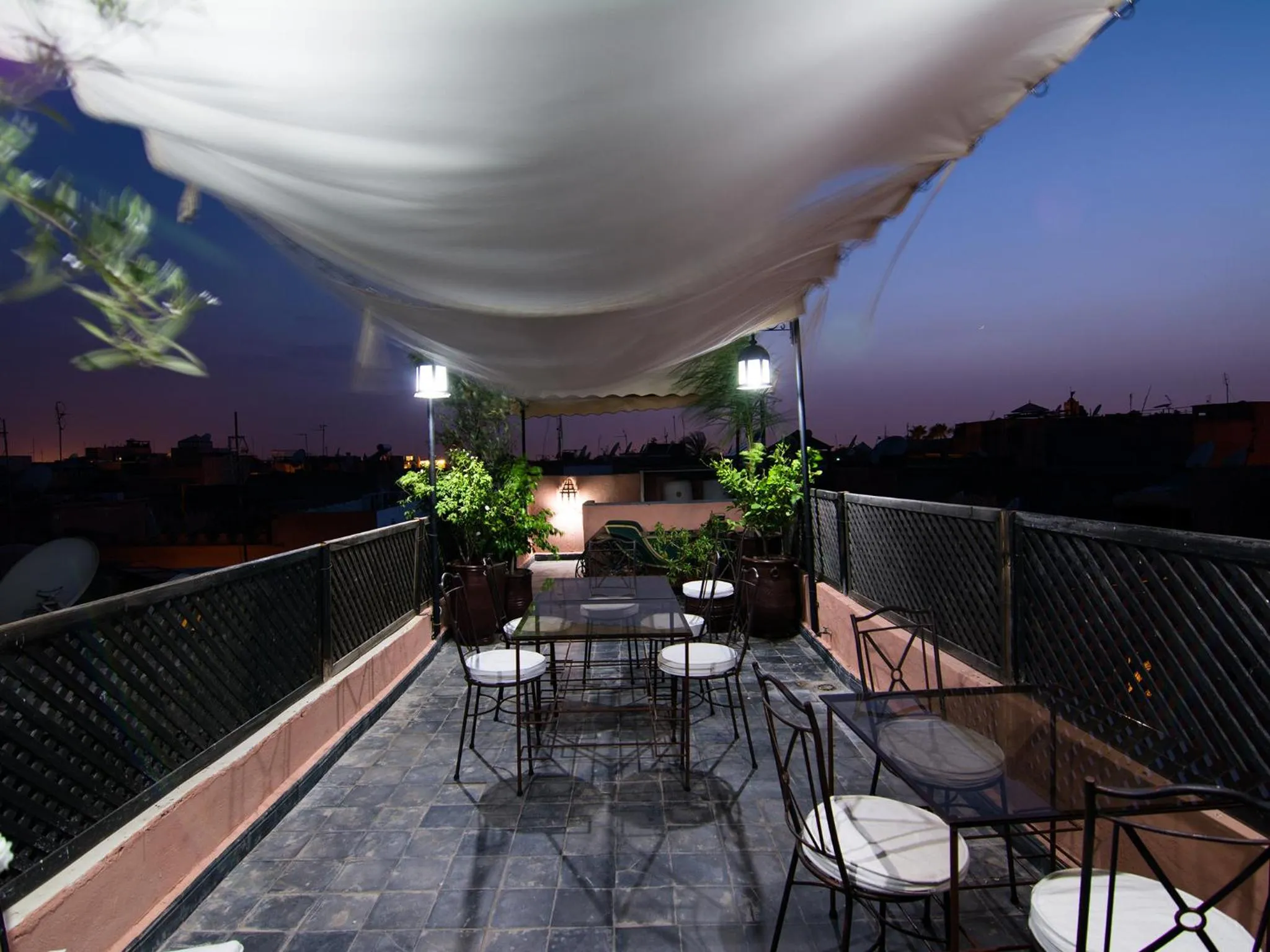 Patio in Riad Le Bel Oranger