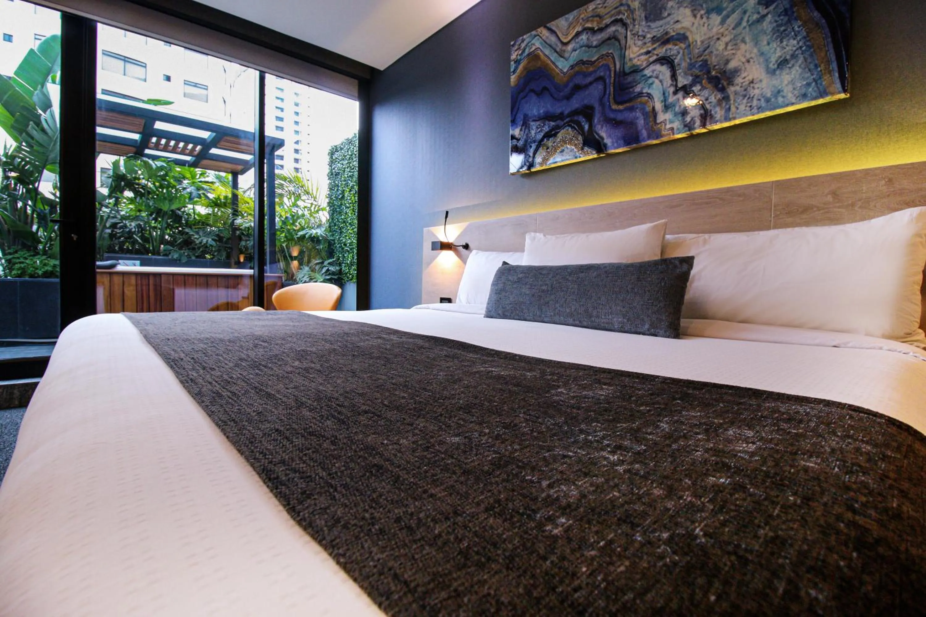 Photo of the whole room, Bed in QUARTZ HOTEL & SPA