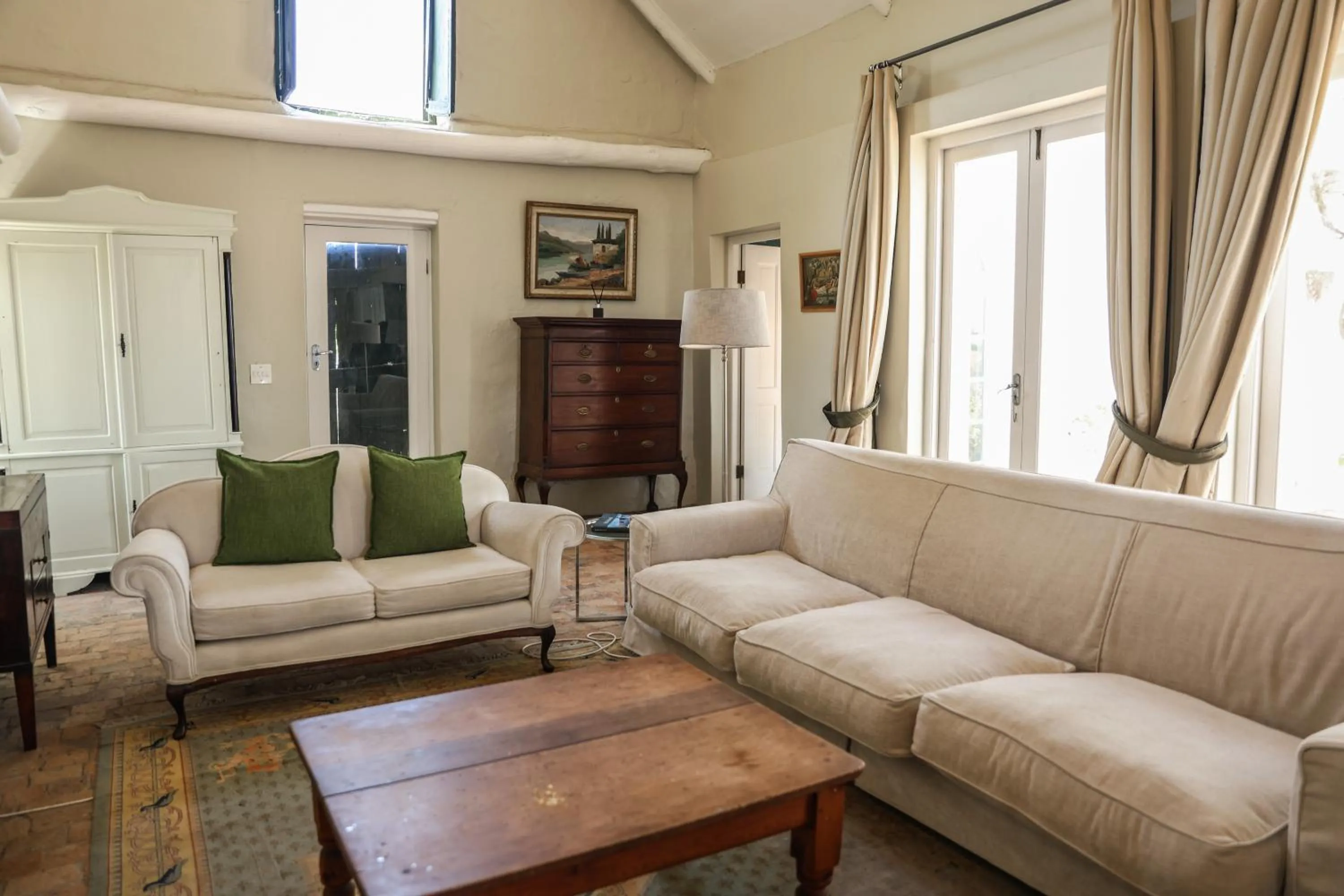 Living room in Hawksmoor House