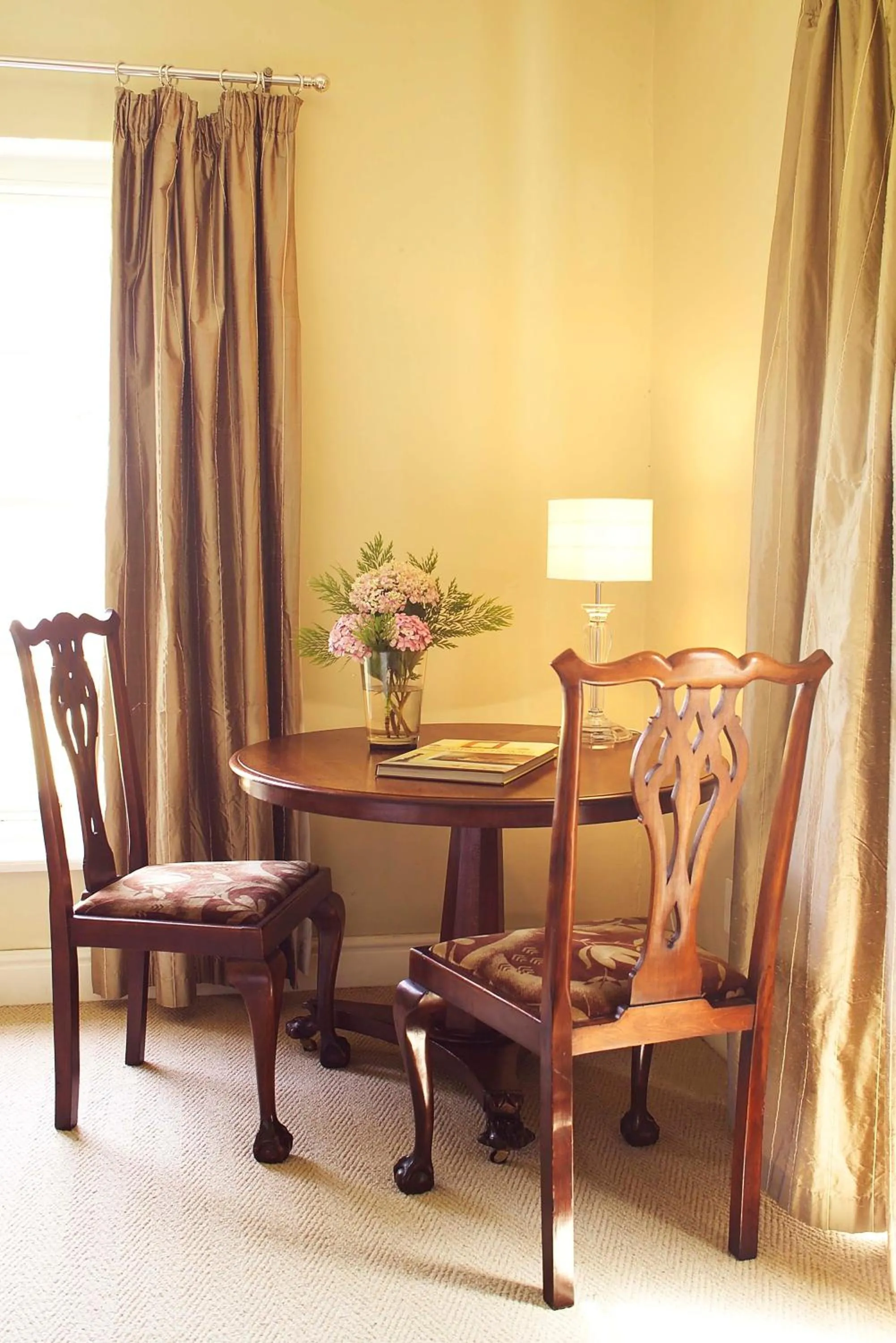 Seating area in Hawksmoor House