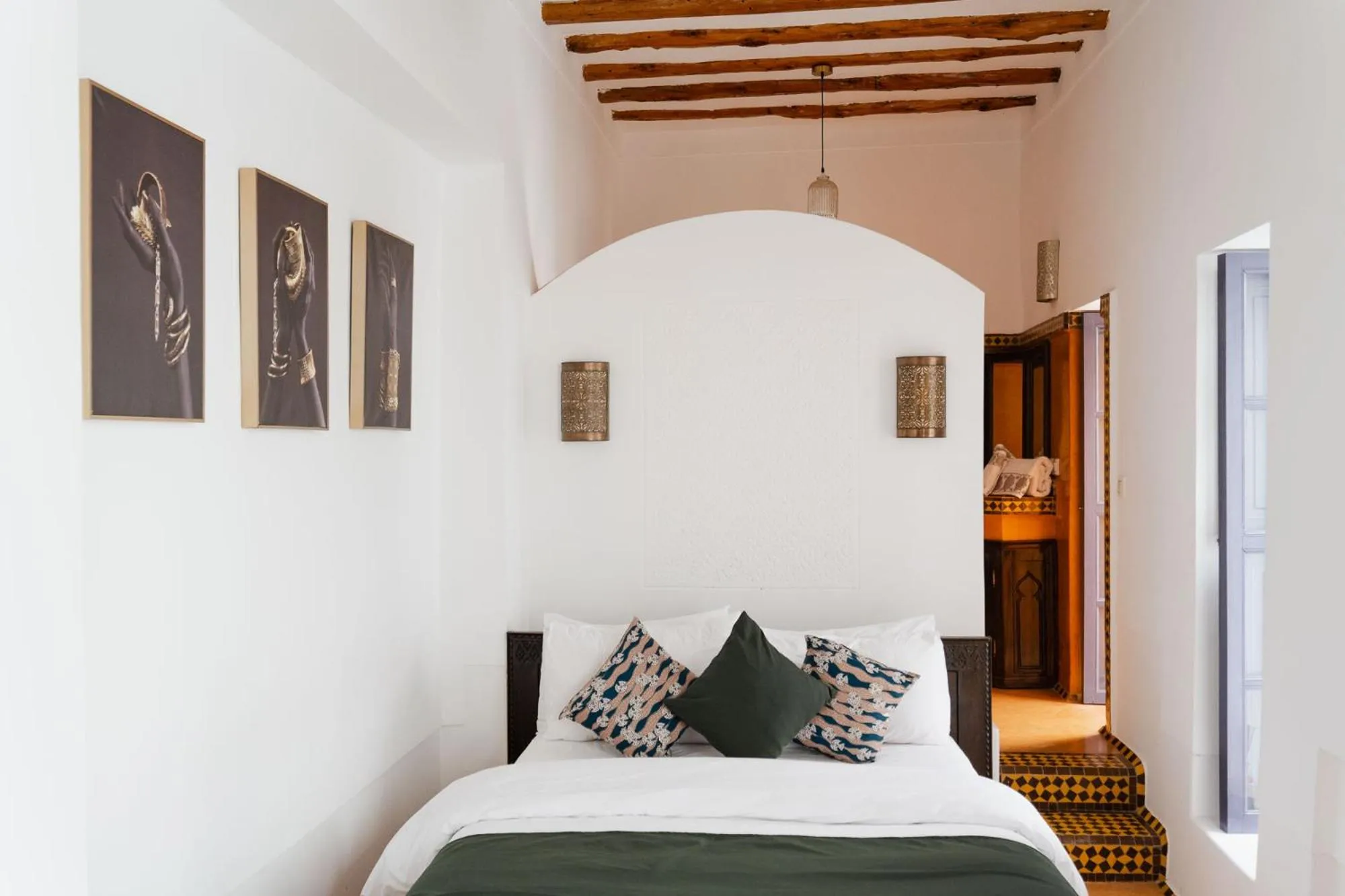 Bed in Riad Twilight