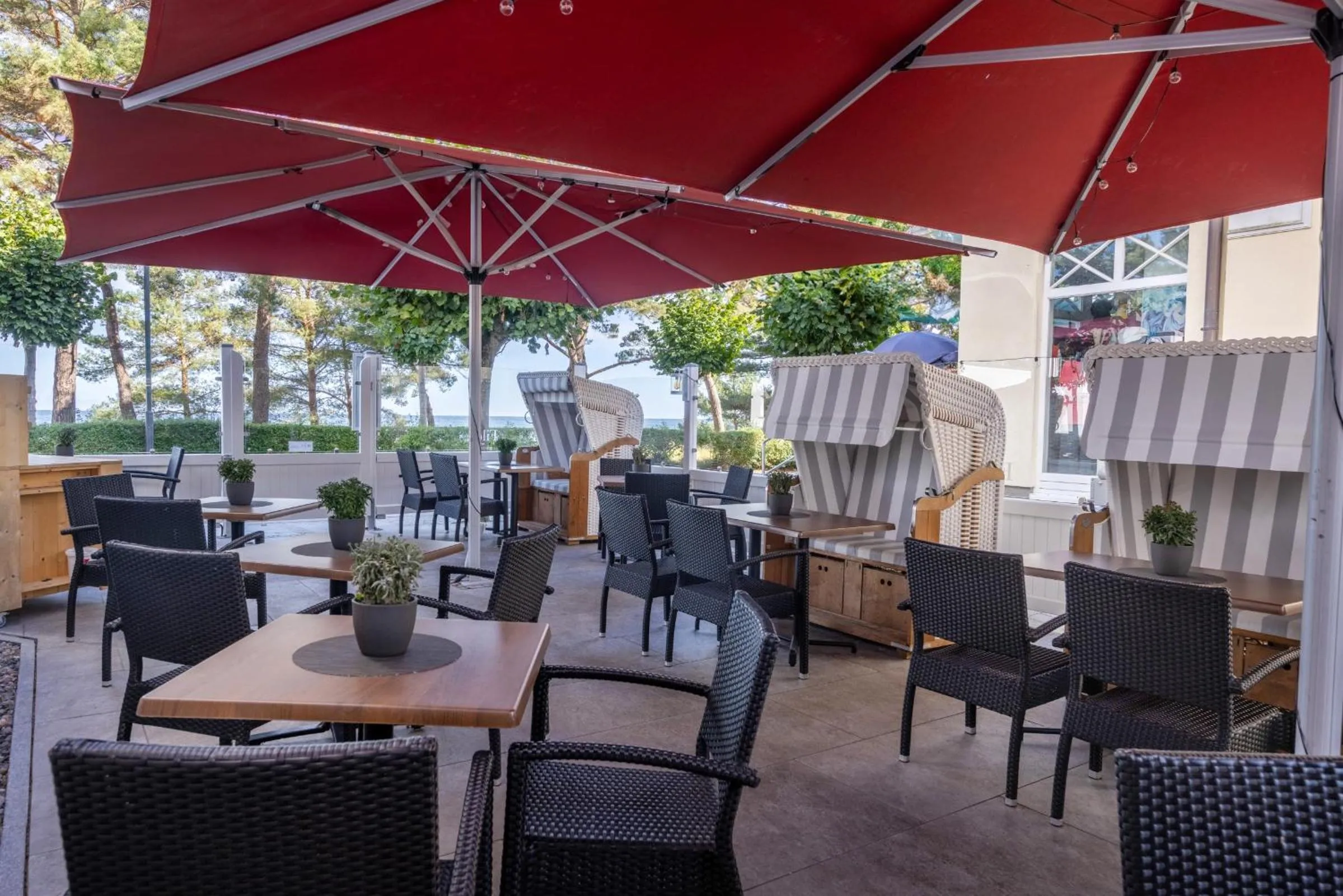 Balcony/Terrace in Strandhotel zur Promenade