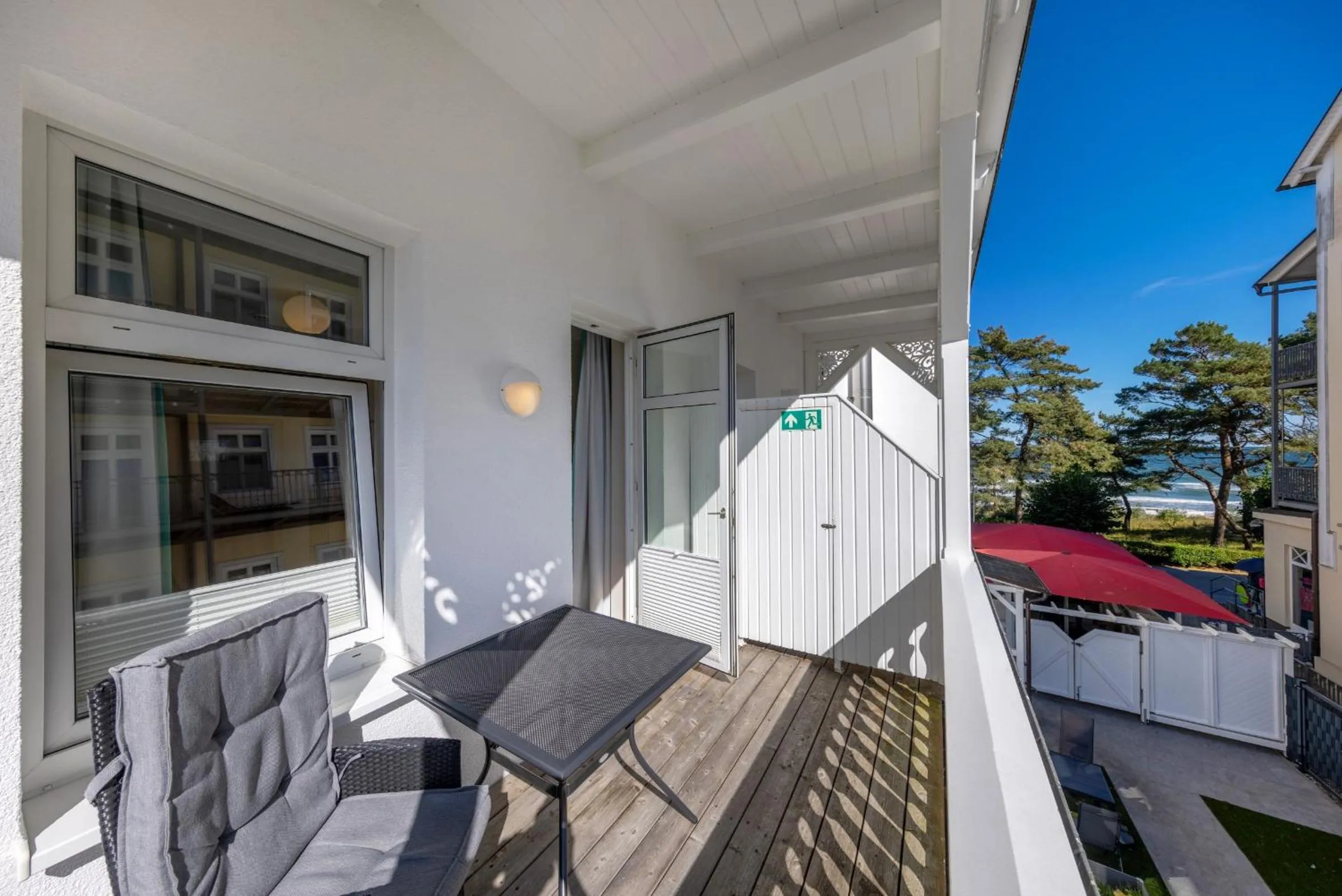 View (from property/room) in Strandhotel zur Promenade