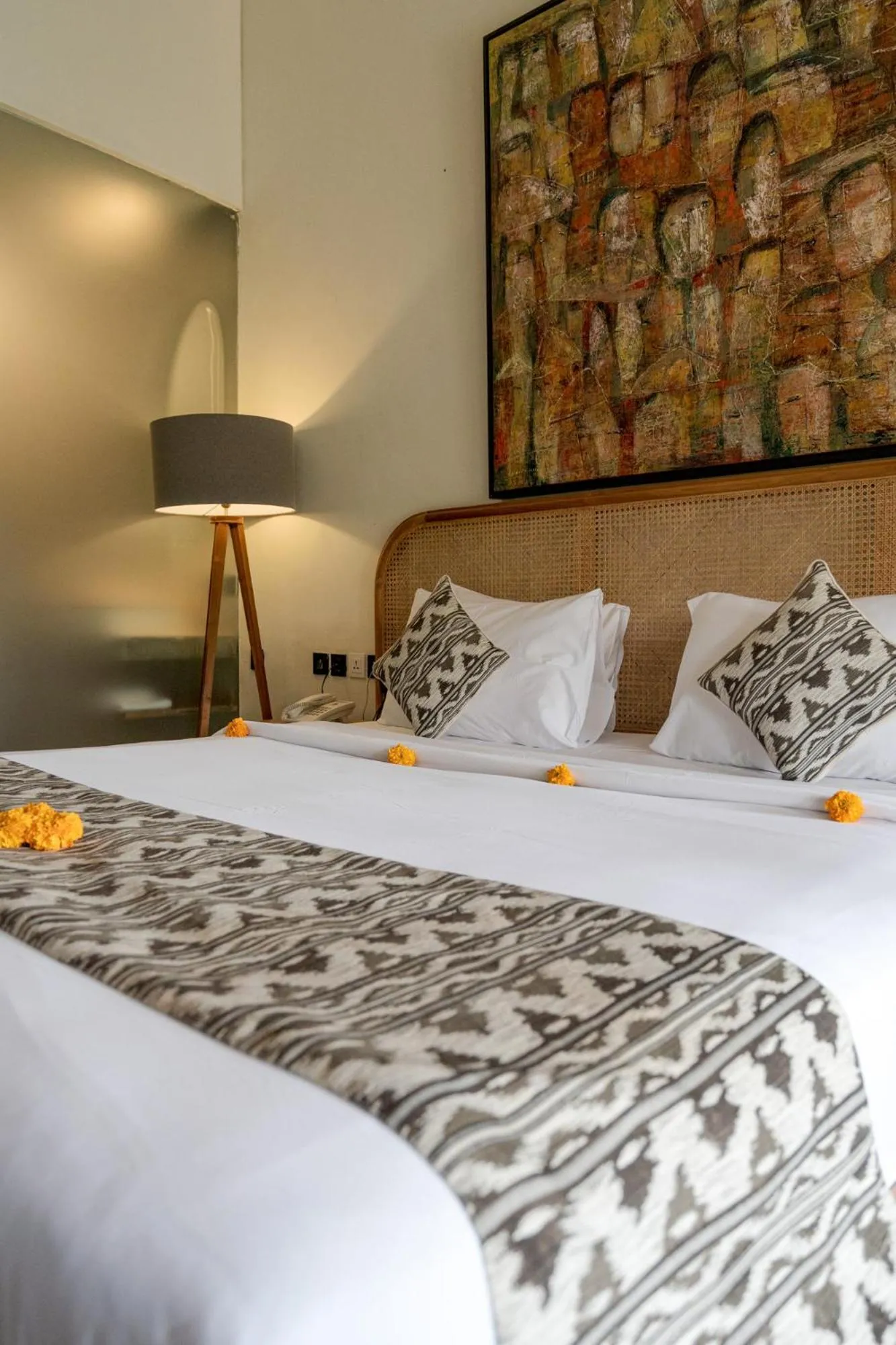 Bed in Kandarpa Ubud CHSE Certified