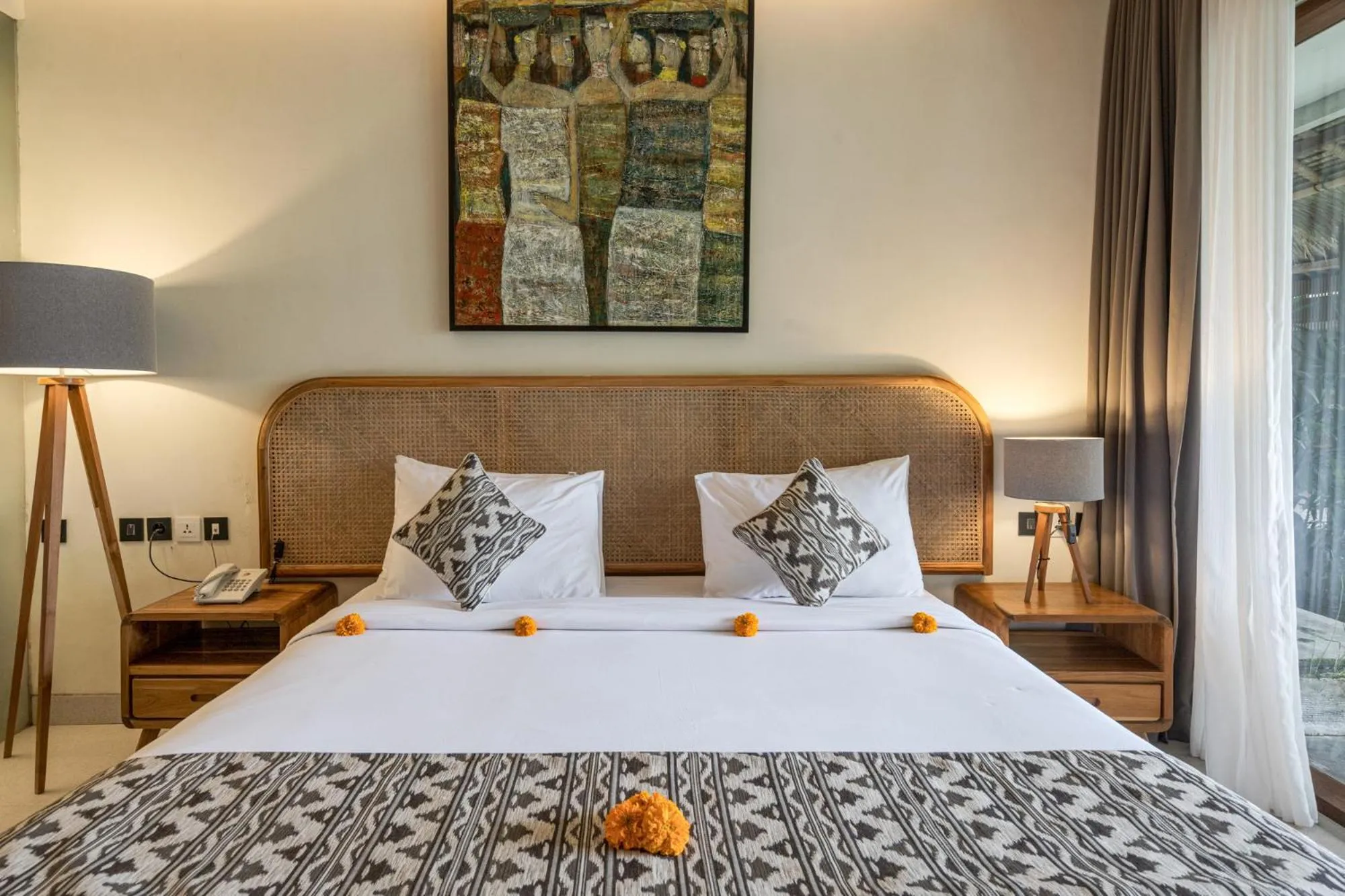 Bed in Kandarpa Ubud CHSE Certified