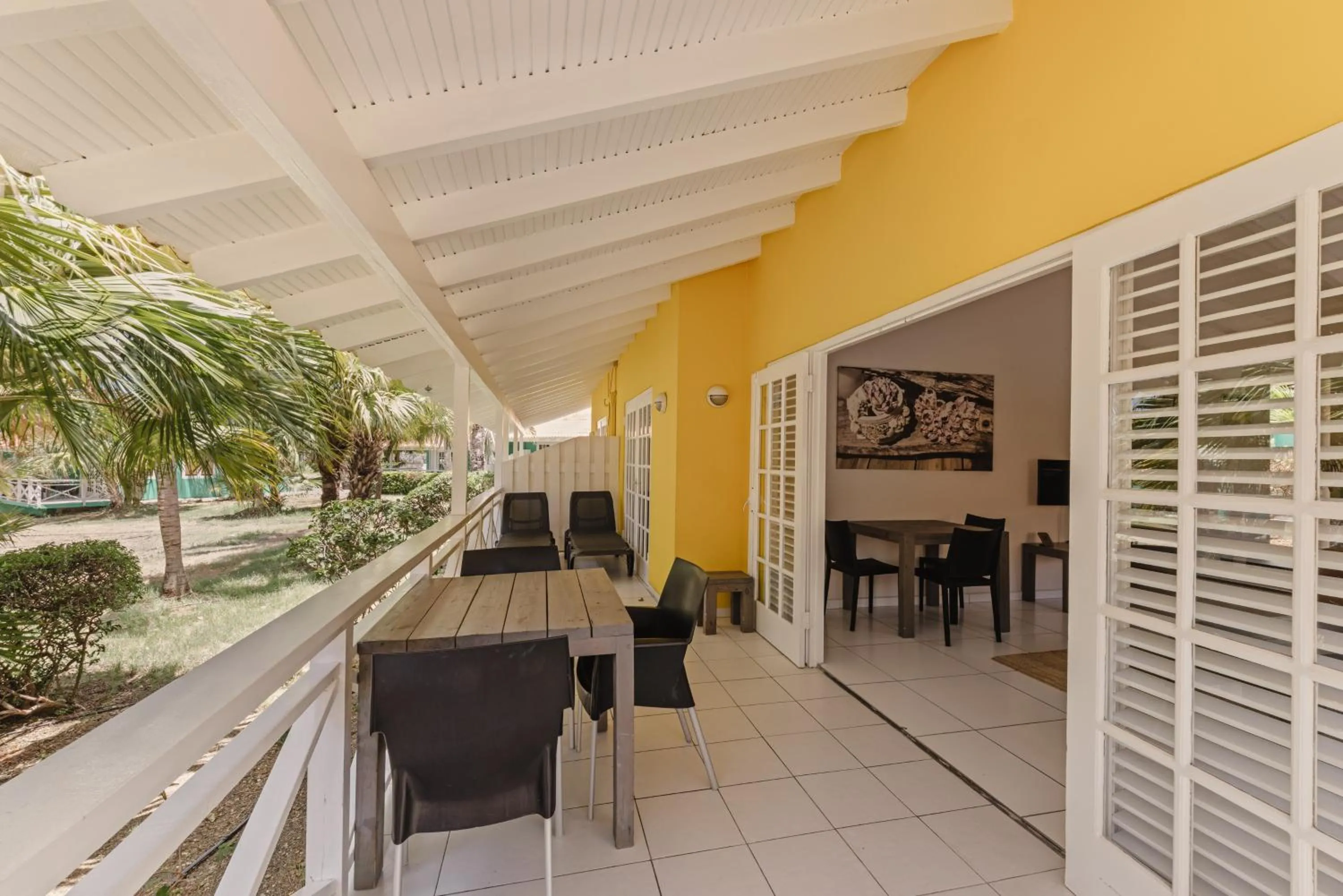 Patio in Bon Bini Resort Curacao
