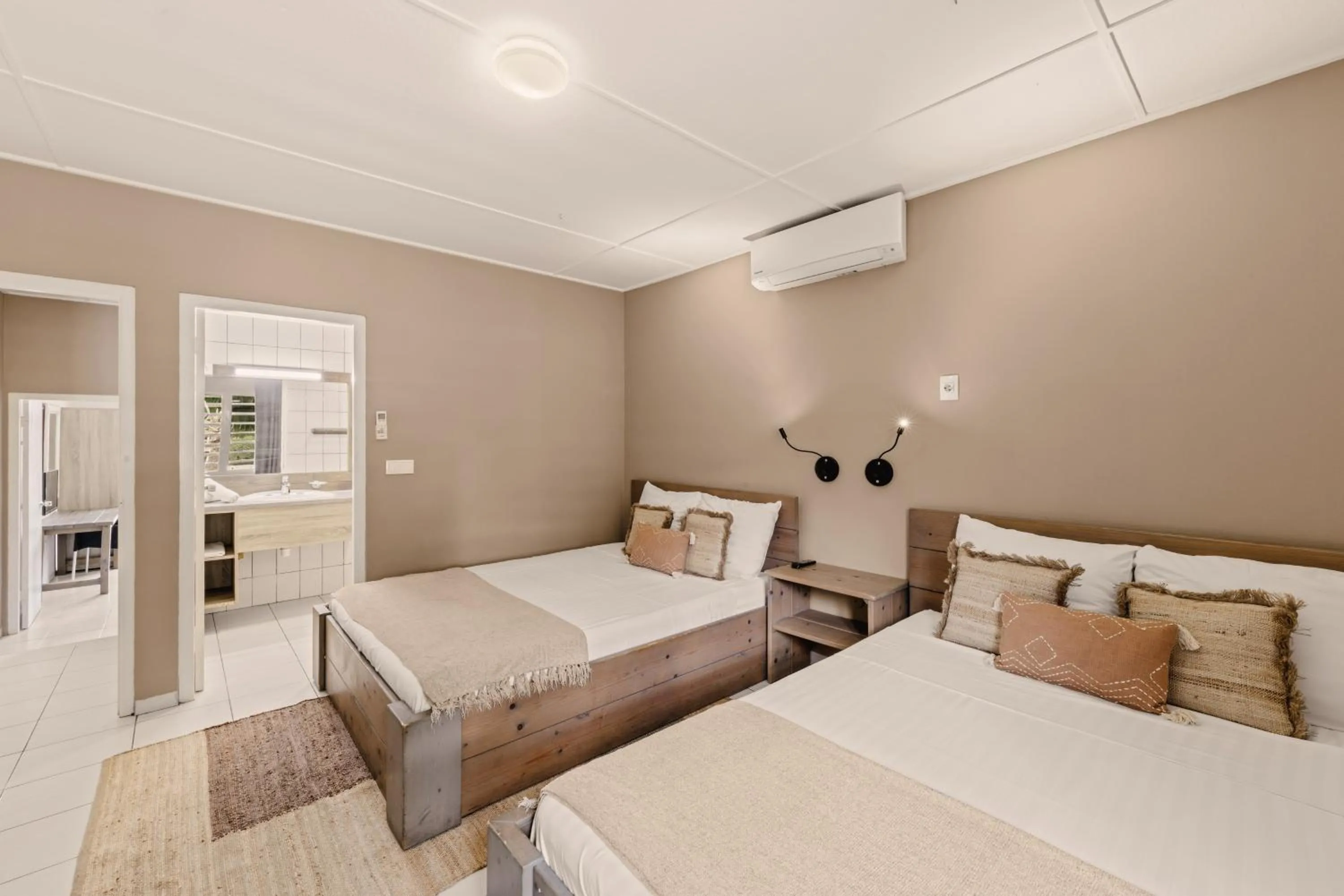 Bed in Bon Bini Resort Curacao