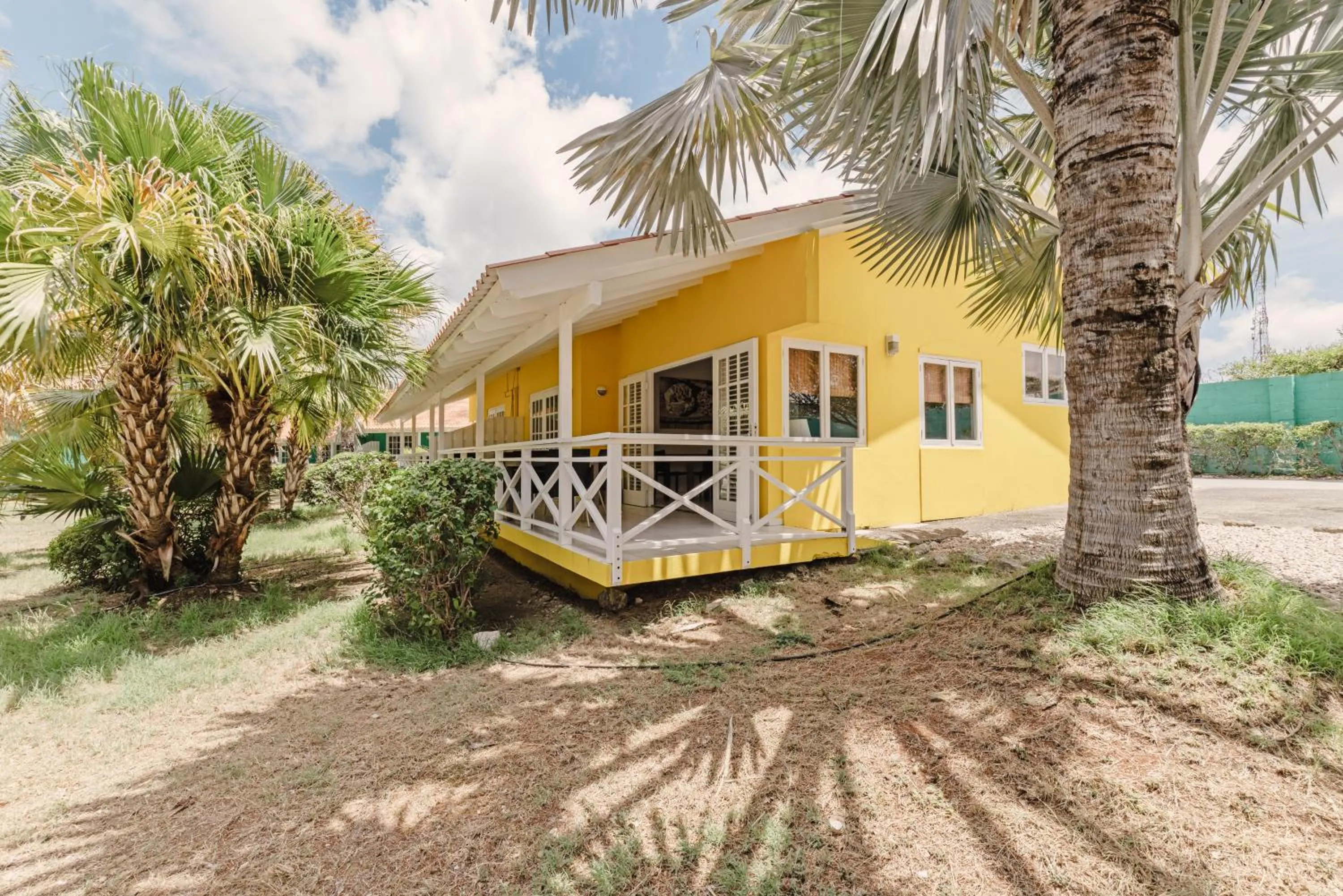 Garden view in Bon Bini Resort Curacao