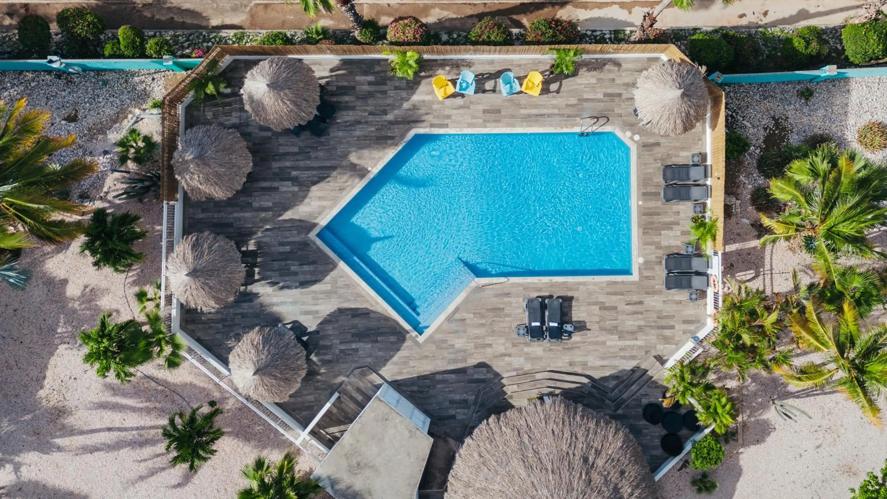 Swimming pool in Bon Bini Resort Curacao