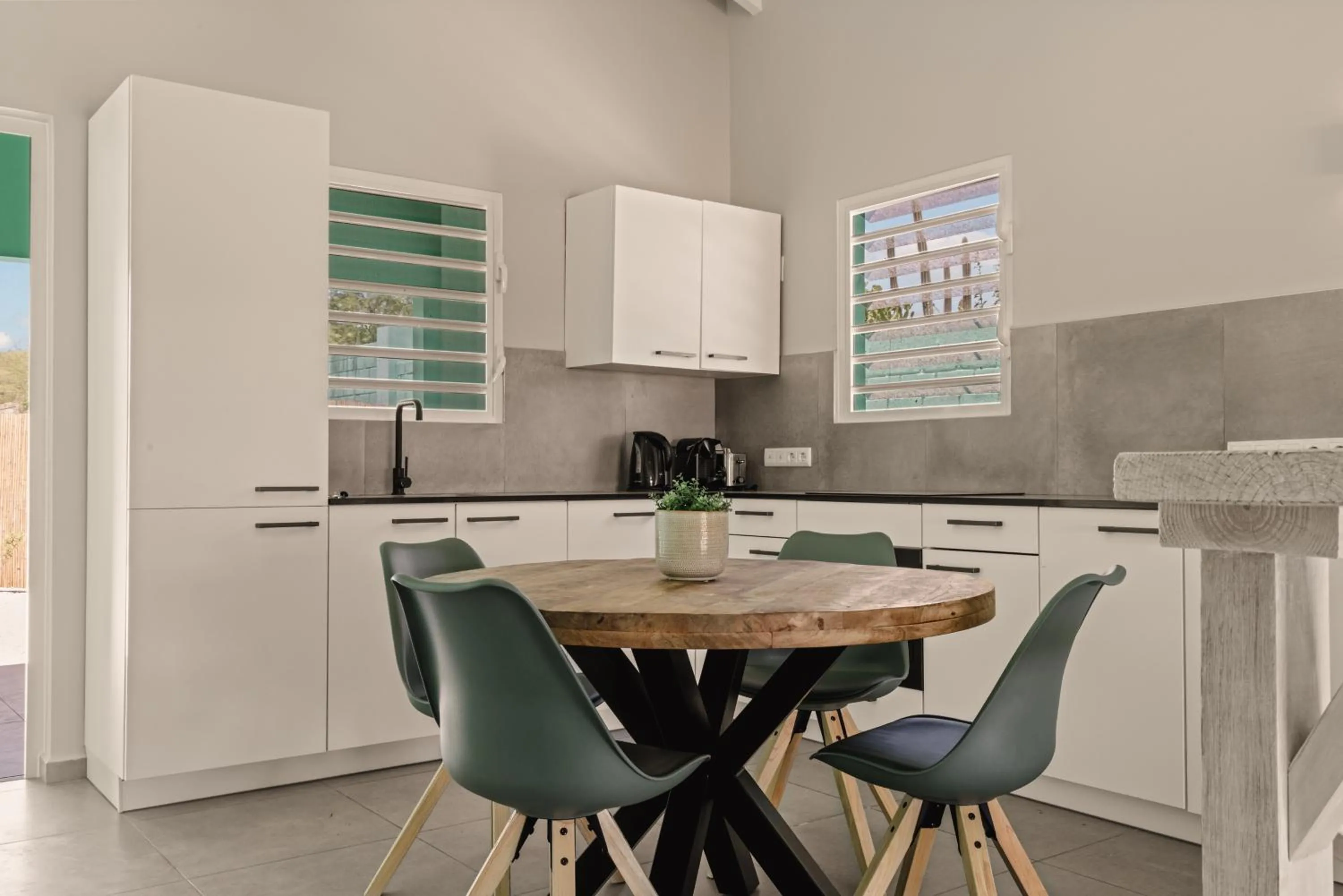 Kitchen or kitchenette in Bon Bini Resort Curacao
