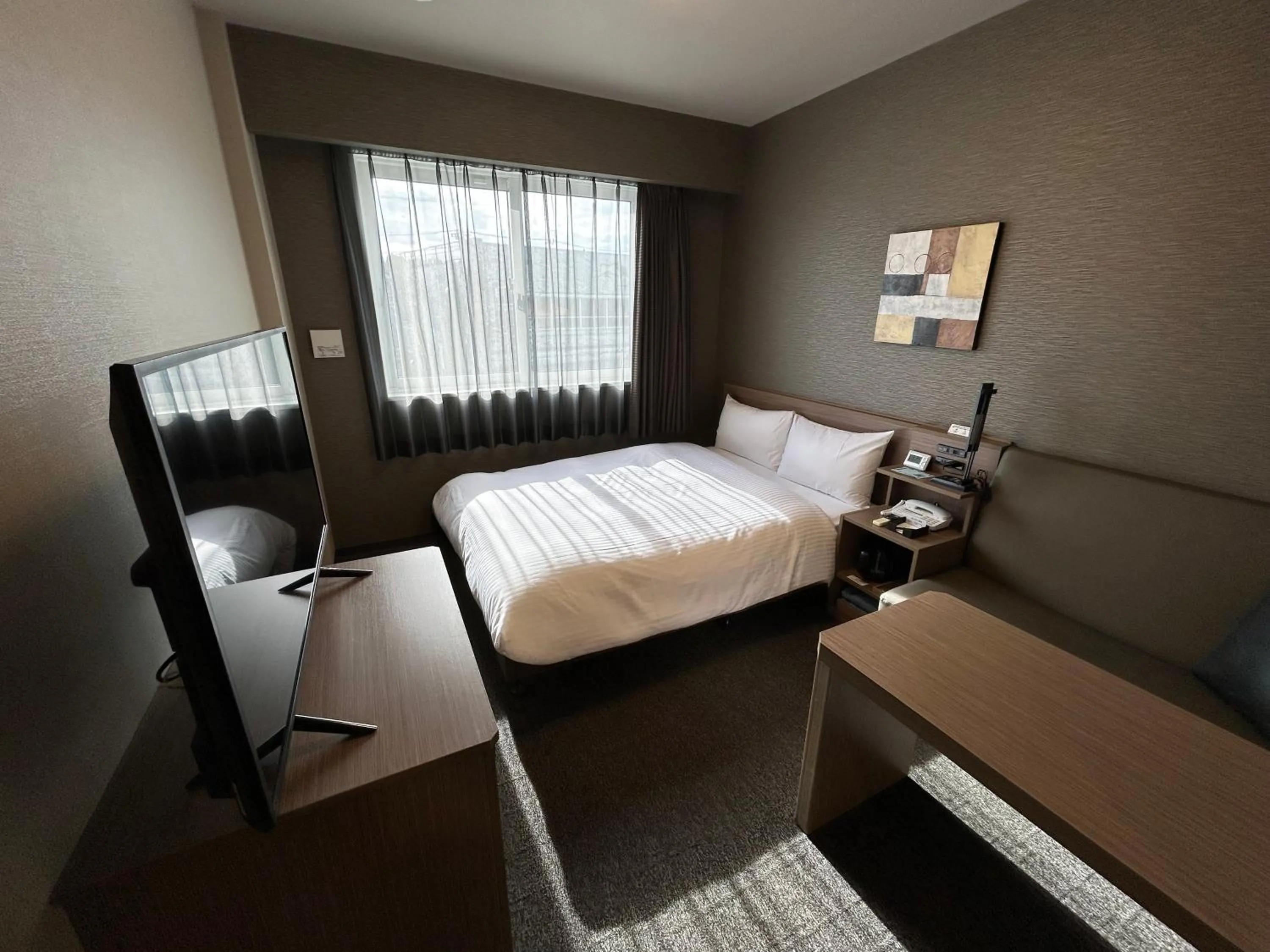 Photo of the whole room, Bed in Hotel Route-Inn Katori Sawara Ekimae