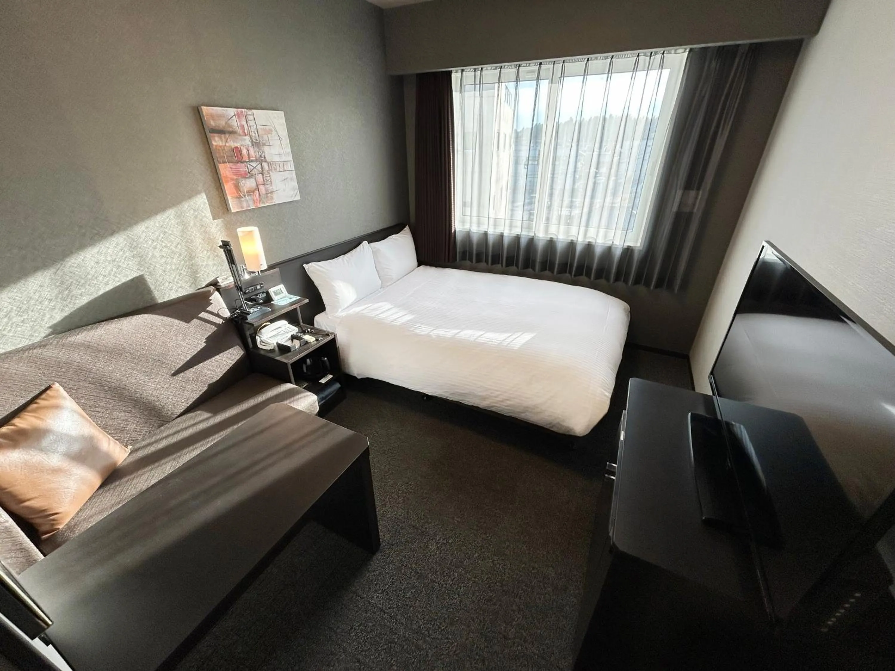Photo of the whole room, Bed in Hotel Route-Inn Katori Sawara Ekimae