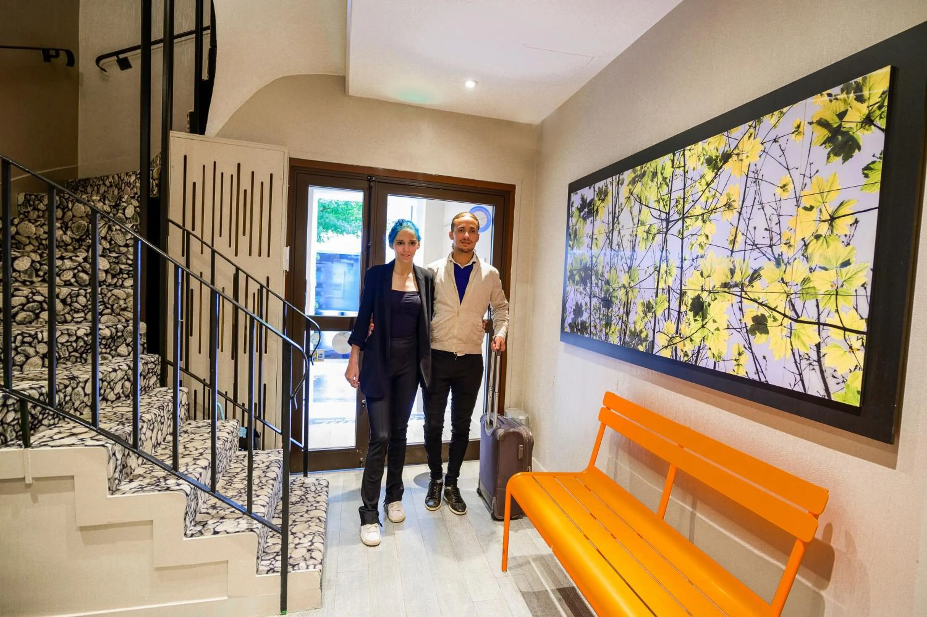 Lobby or reception in Jardins de Montmartre