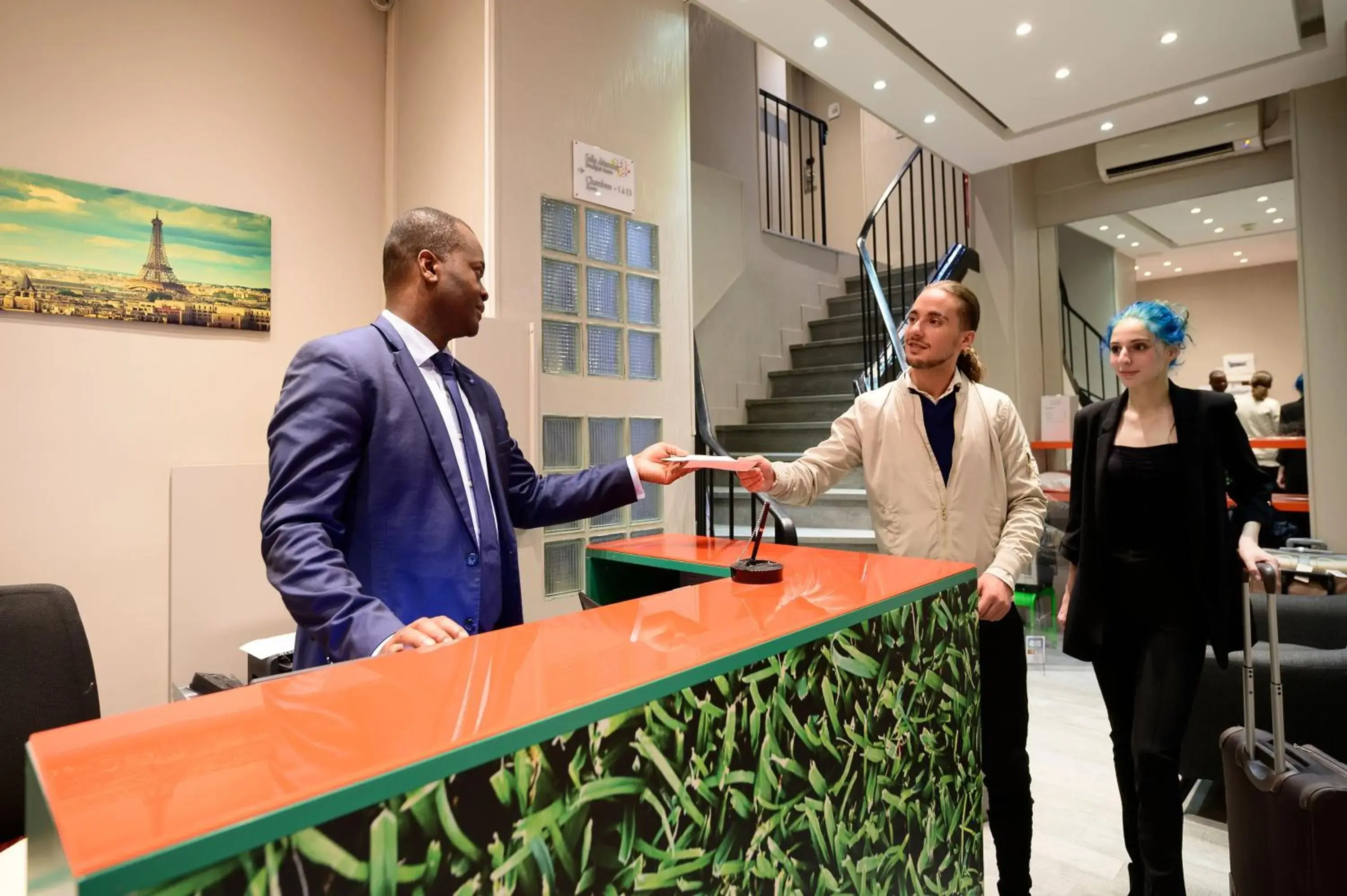 Lobby or reception in Jardins de Montmartre Lobby or reception in Jardins de Montmartre