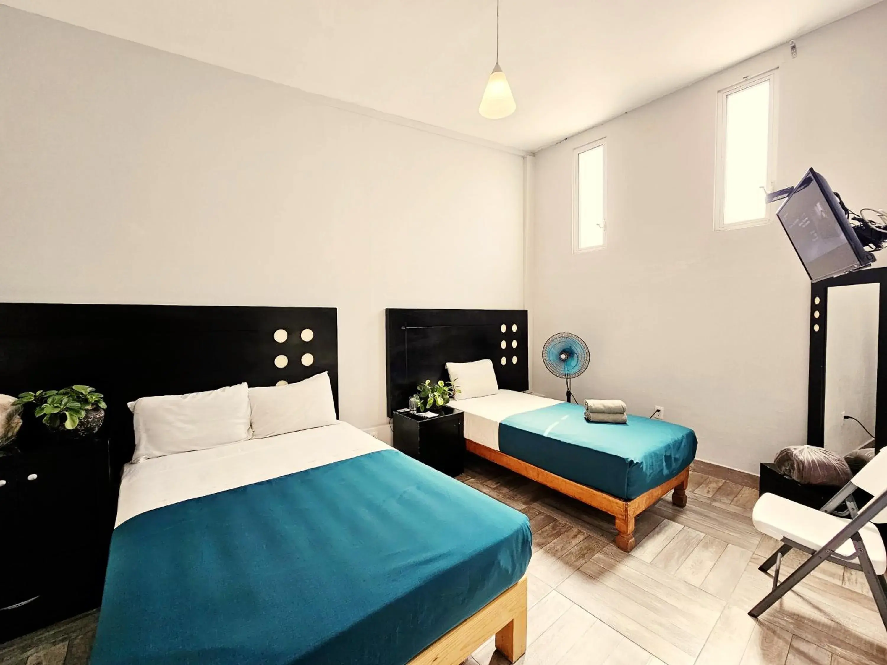 Bed in Hotel del Refugio Bed in Hotel del Refugio