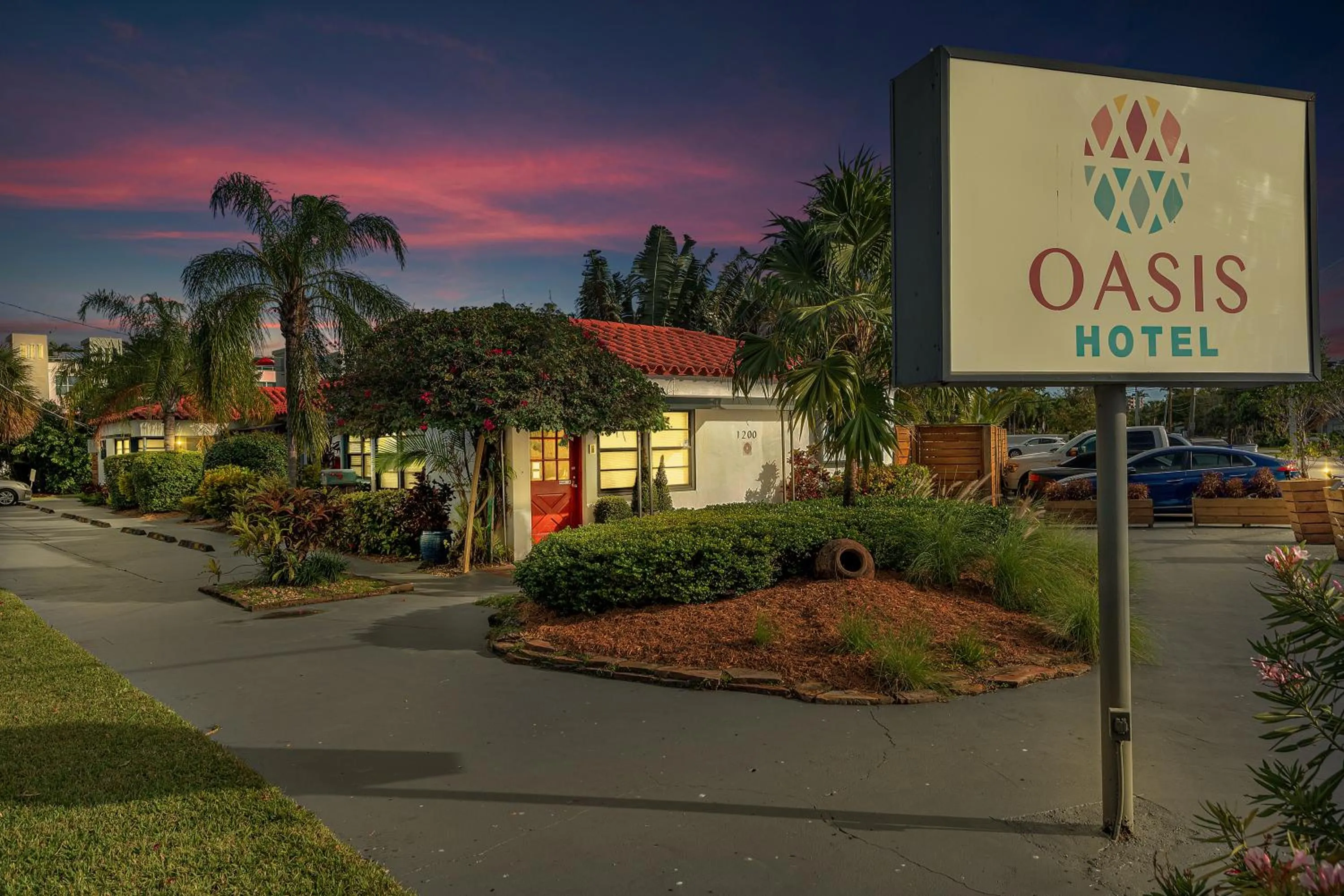 Property building in Oasis Hotel