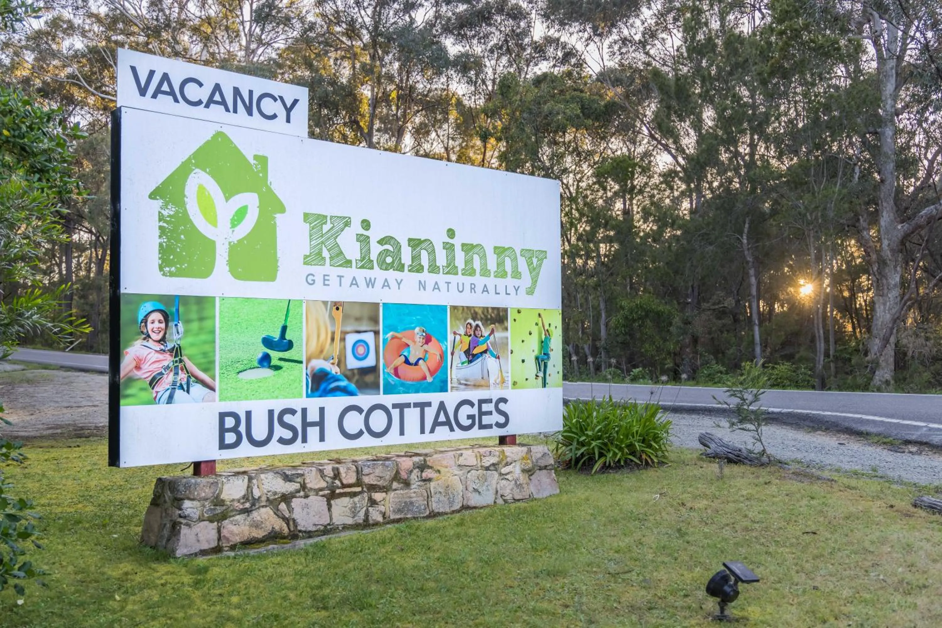 Property logo or sign in Kianinny Bush Cottages