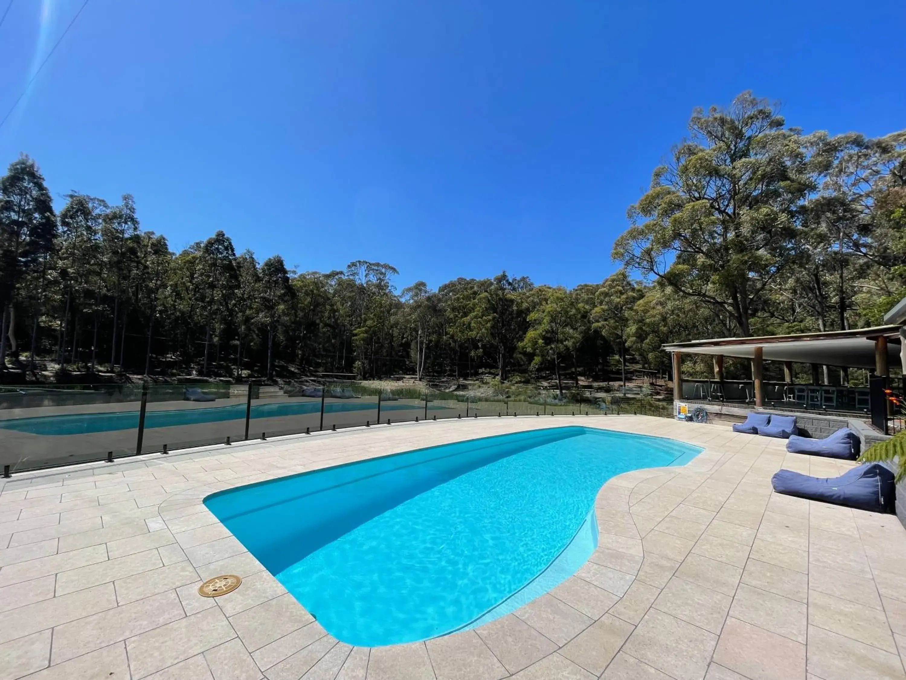 Pool view in Kianinny Bush Cottages Pool view in Kianinny Bush Cottages