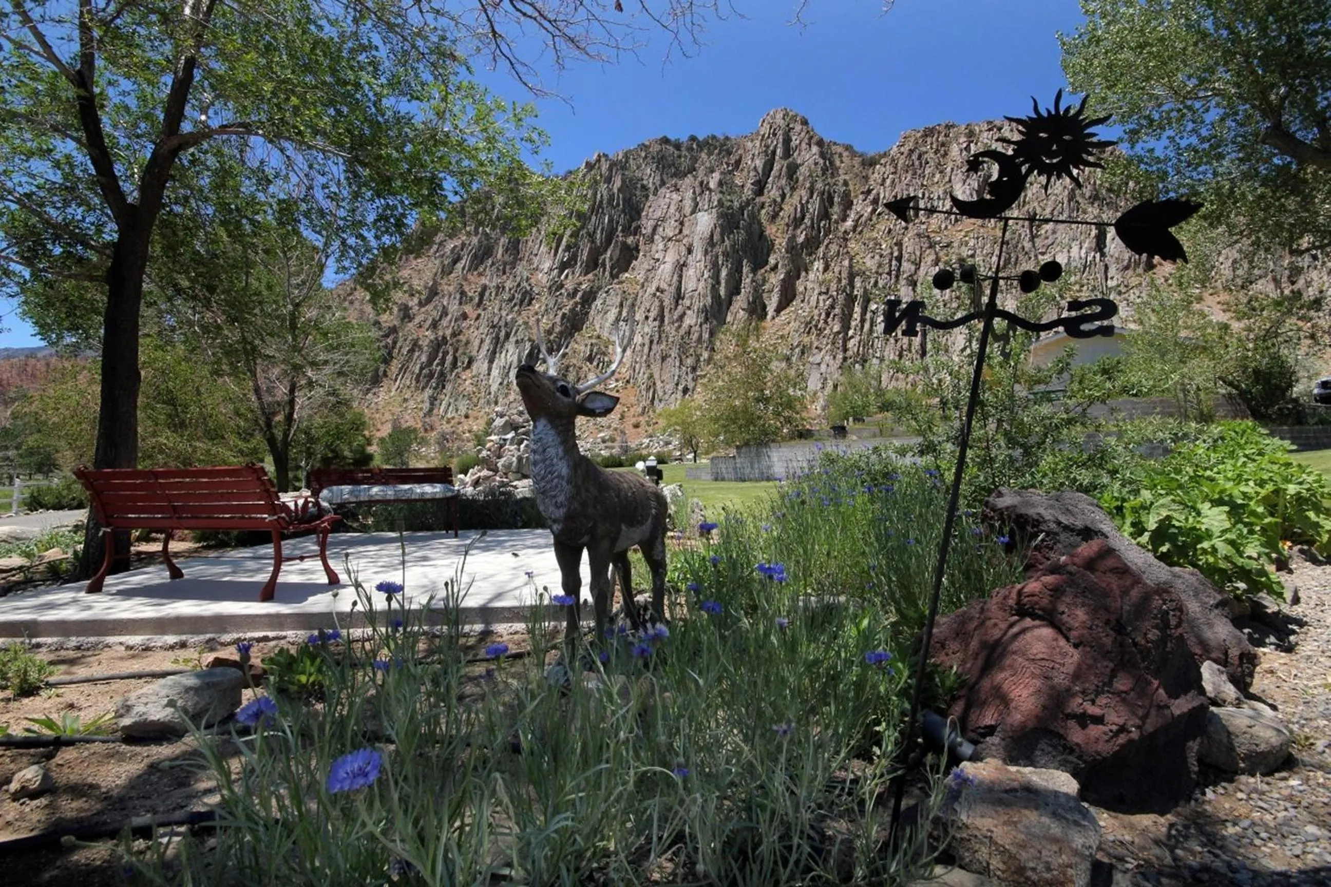 Mountain view in Meadowcliff Lodge Coleville