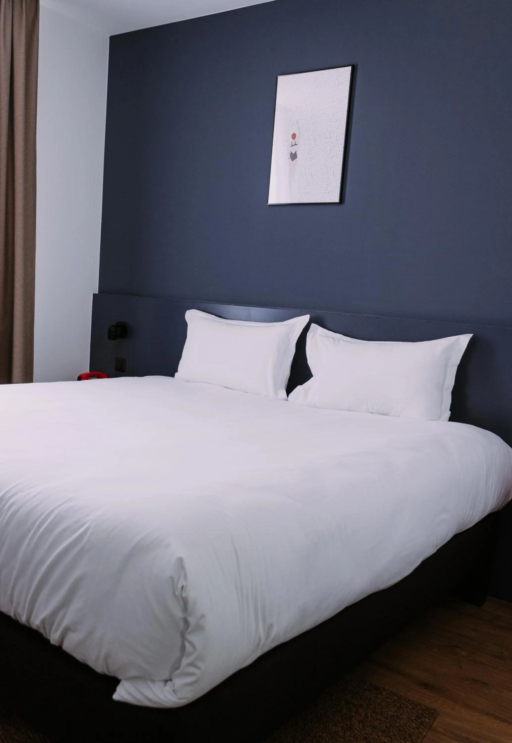 Bed in ClapClap Hôtel, Food & Bar