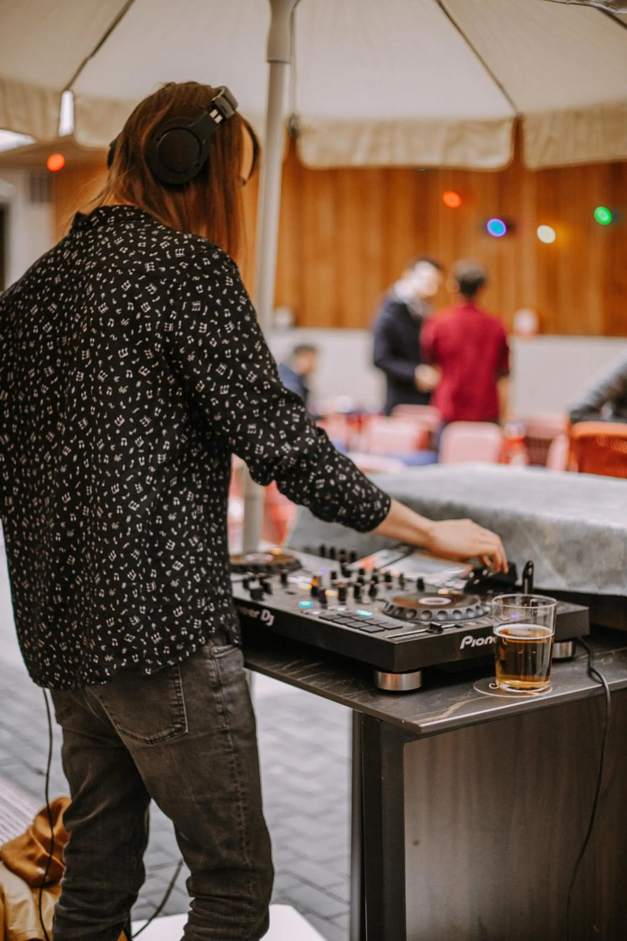 Patio in ClapClap Hôtel, Food & Bar