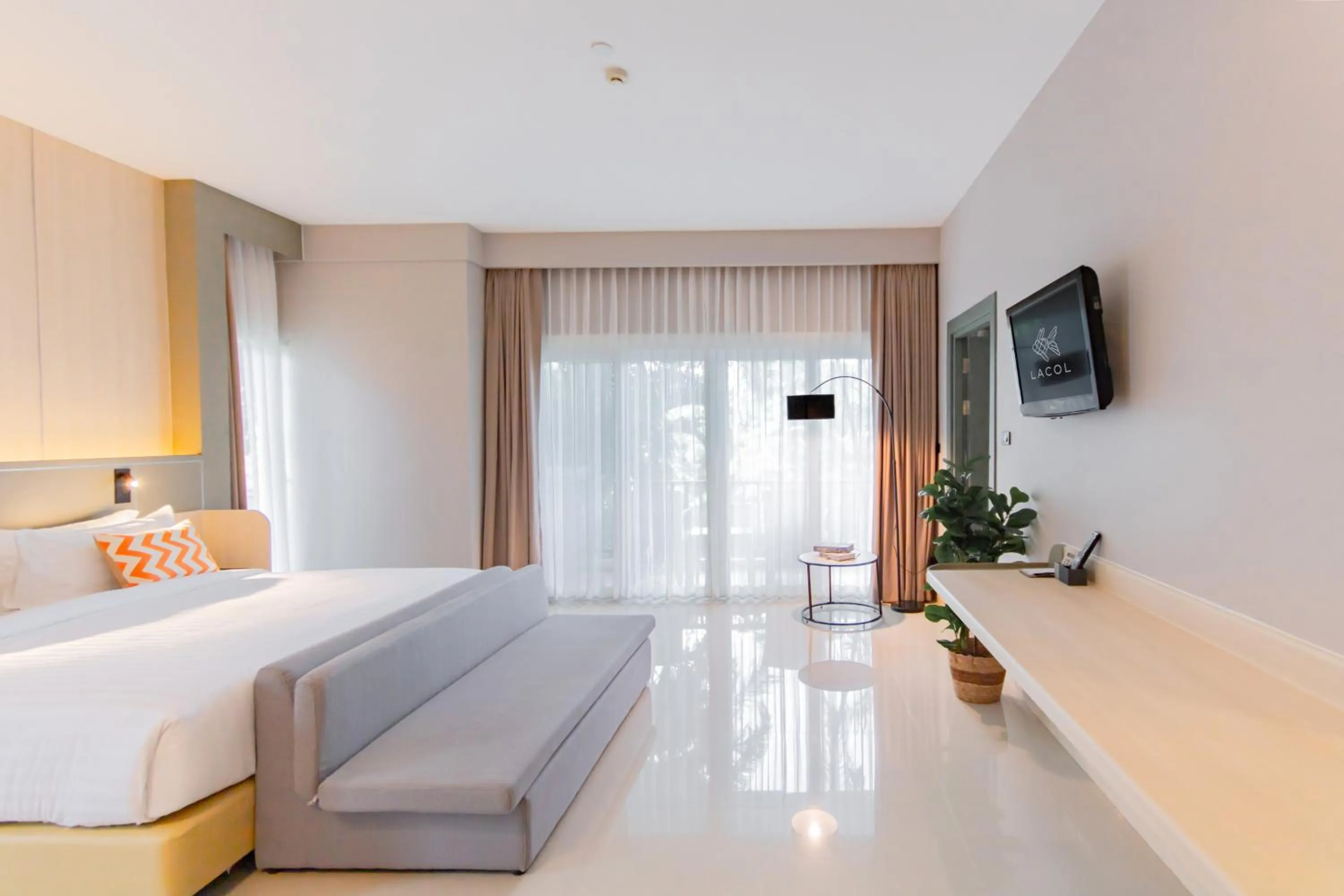 View (from property/room), Bed in Lacol Khao Yai - A Chatrium Collection