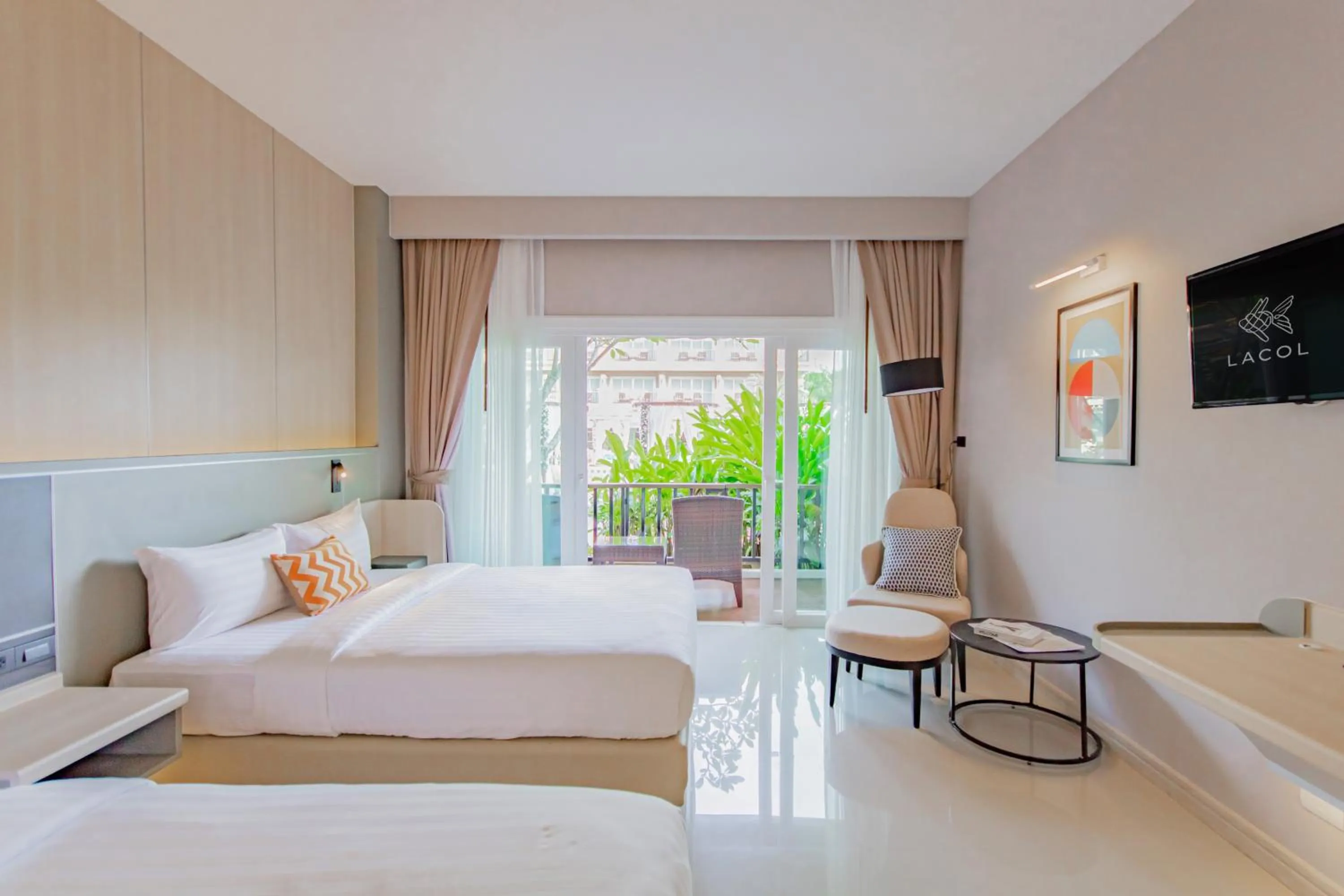 Garden view, Bed in Lacol Khao Yai - A Chatrium Collection