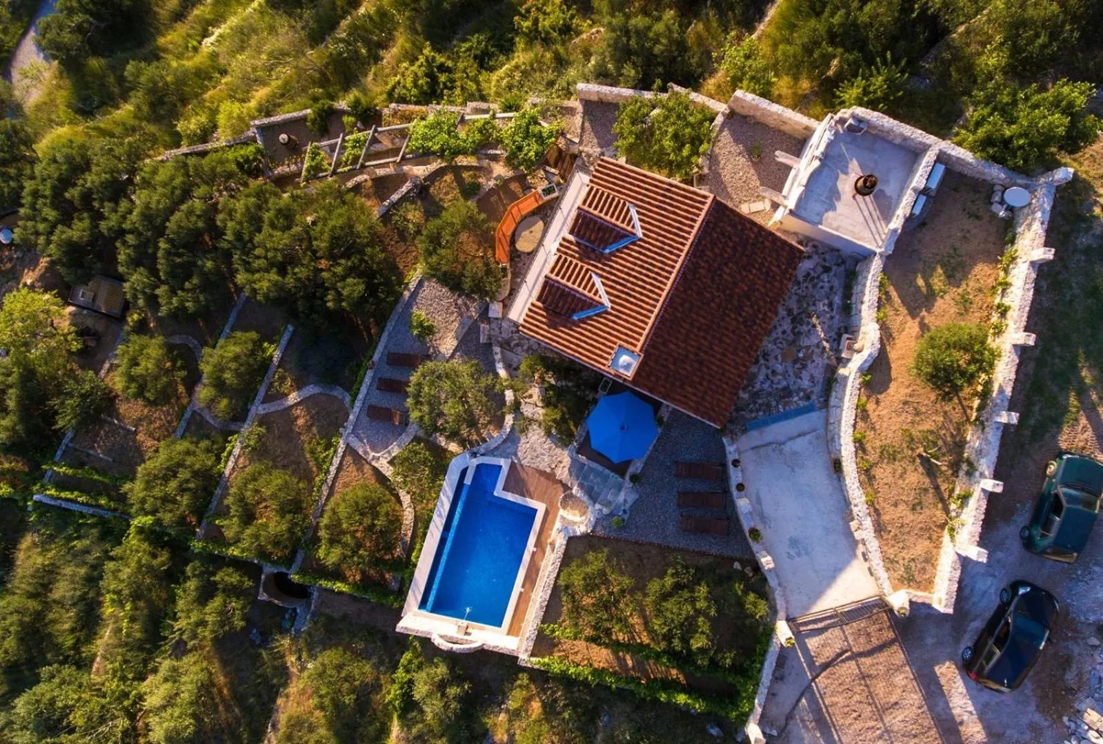Villa Pina in Makarska, private pool