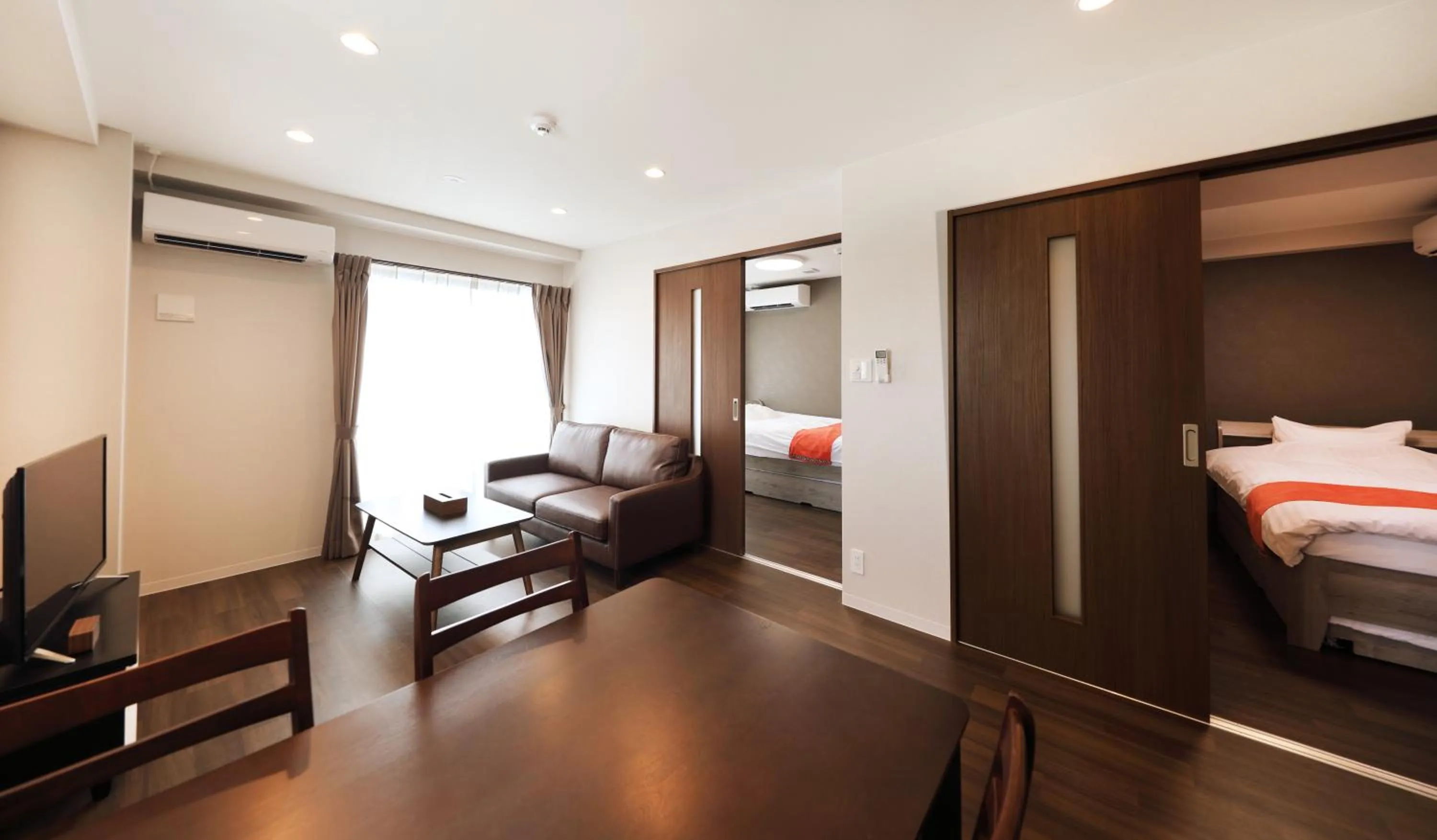 Bed in Apartment Hotel Ecott