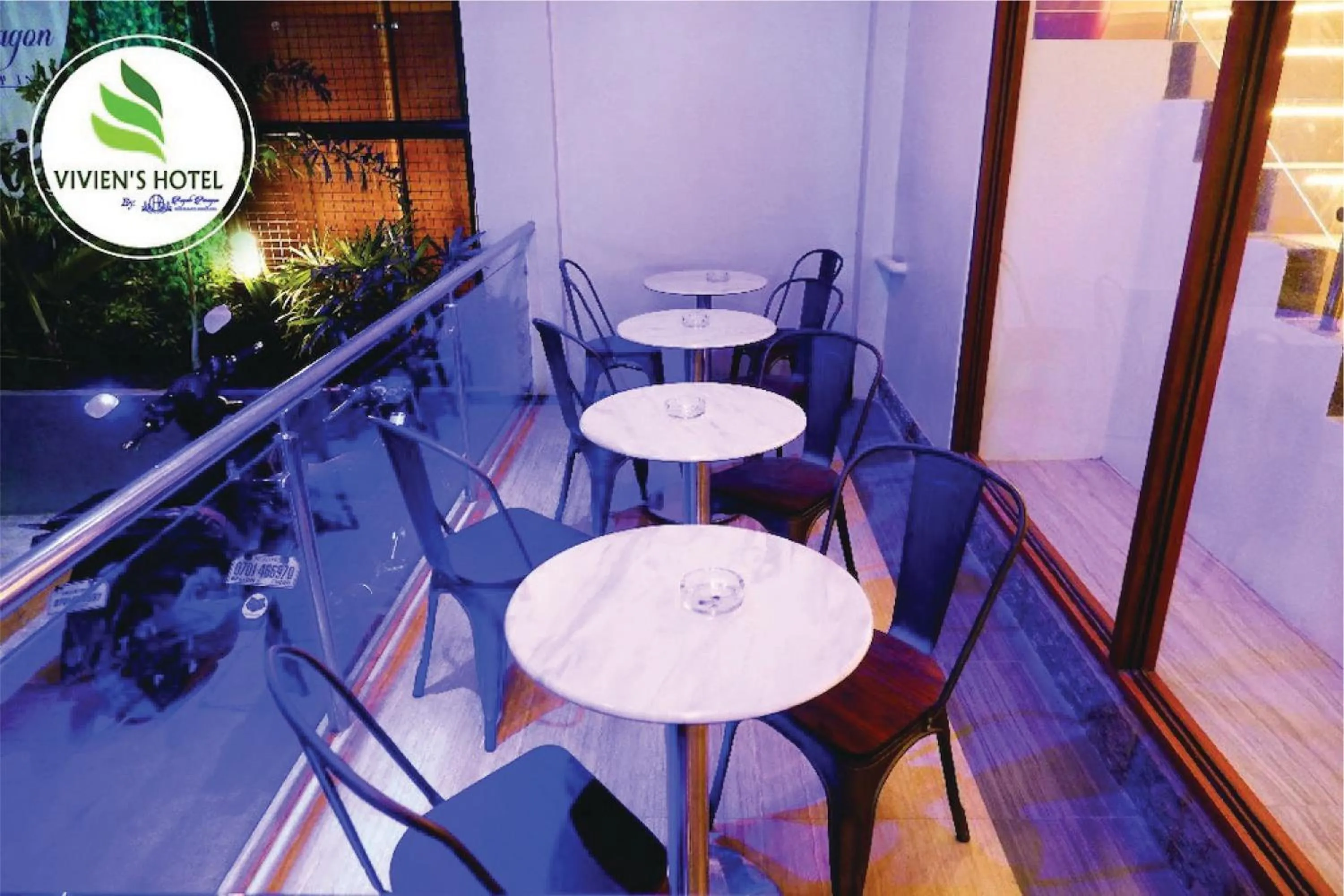 Balcony/Terrace in Vivien's Hotel