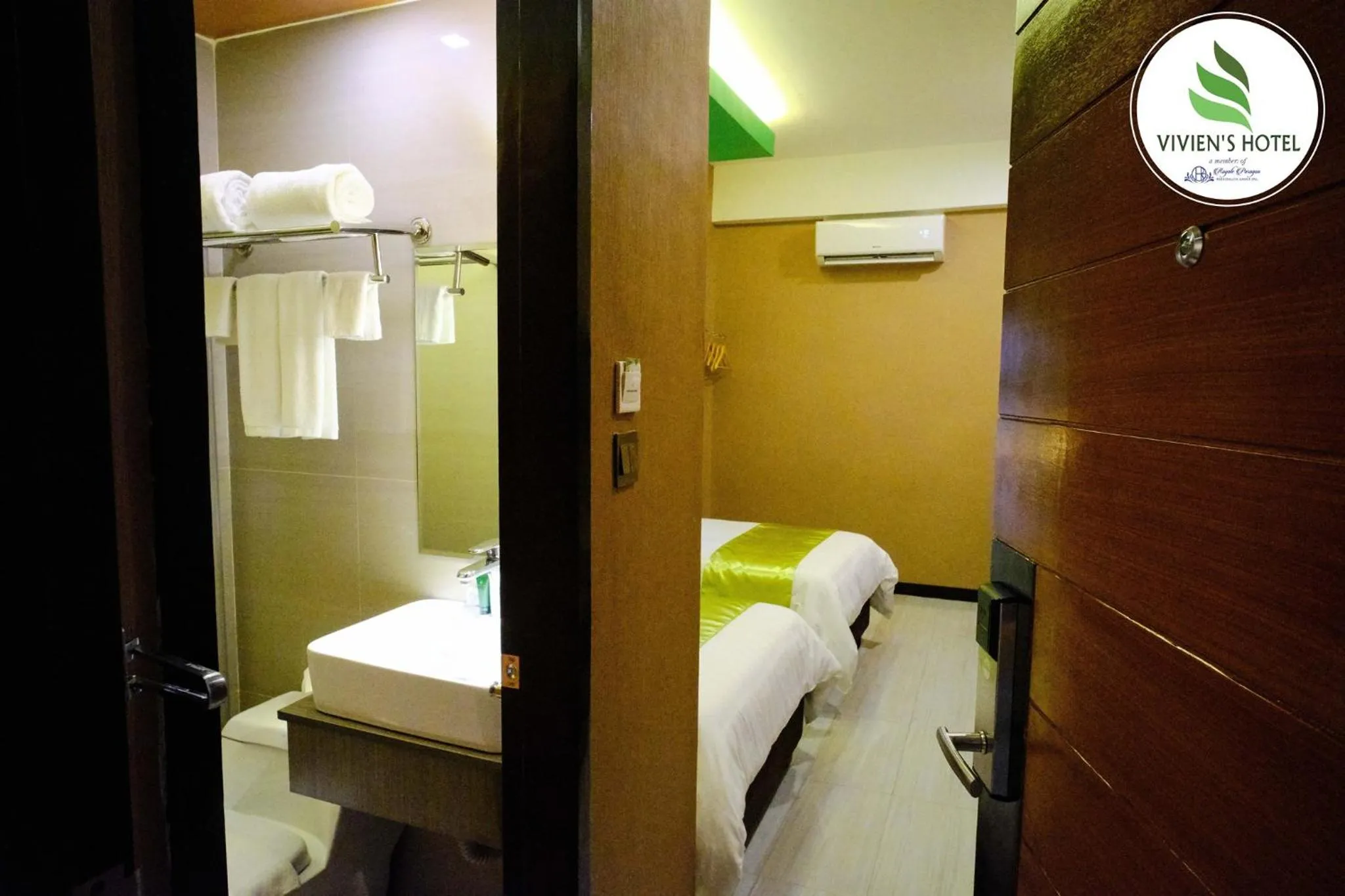 Bed in Vivien's Hotel