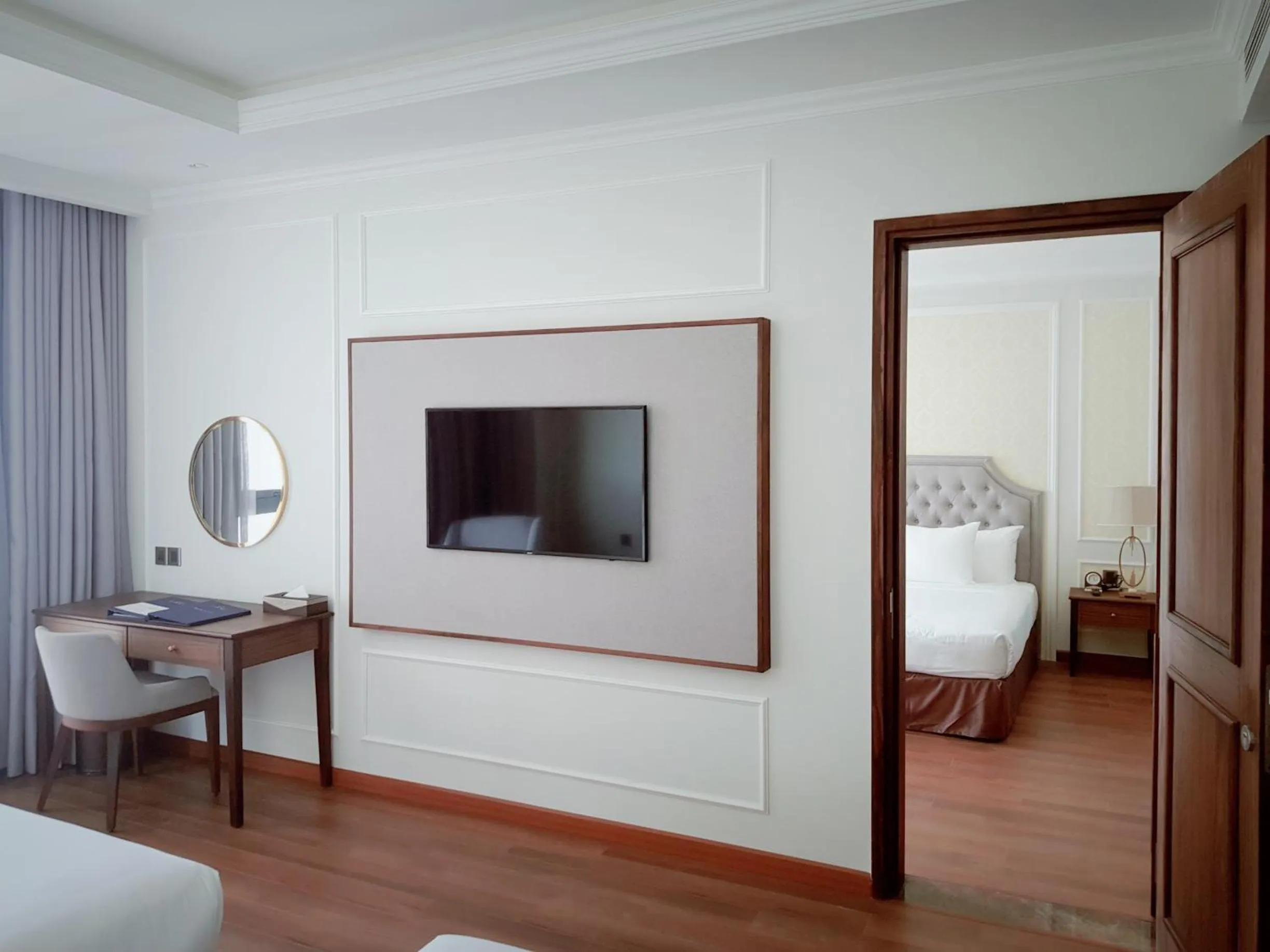 Bed in Phu Cuong Hotel Ca Mau