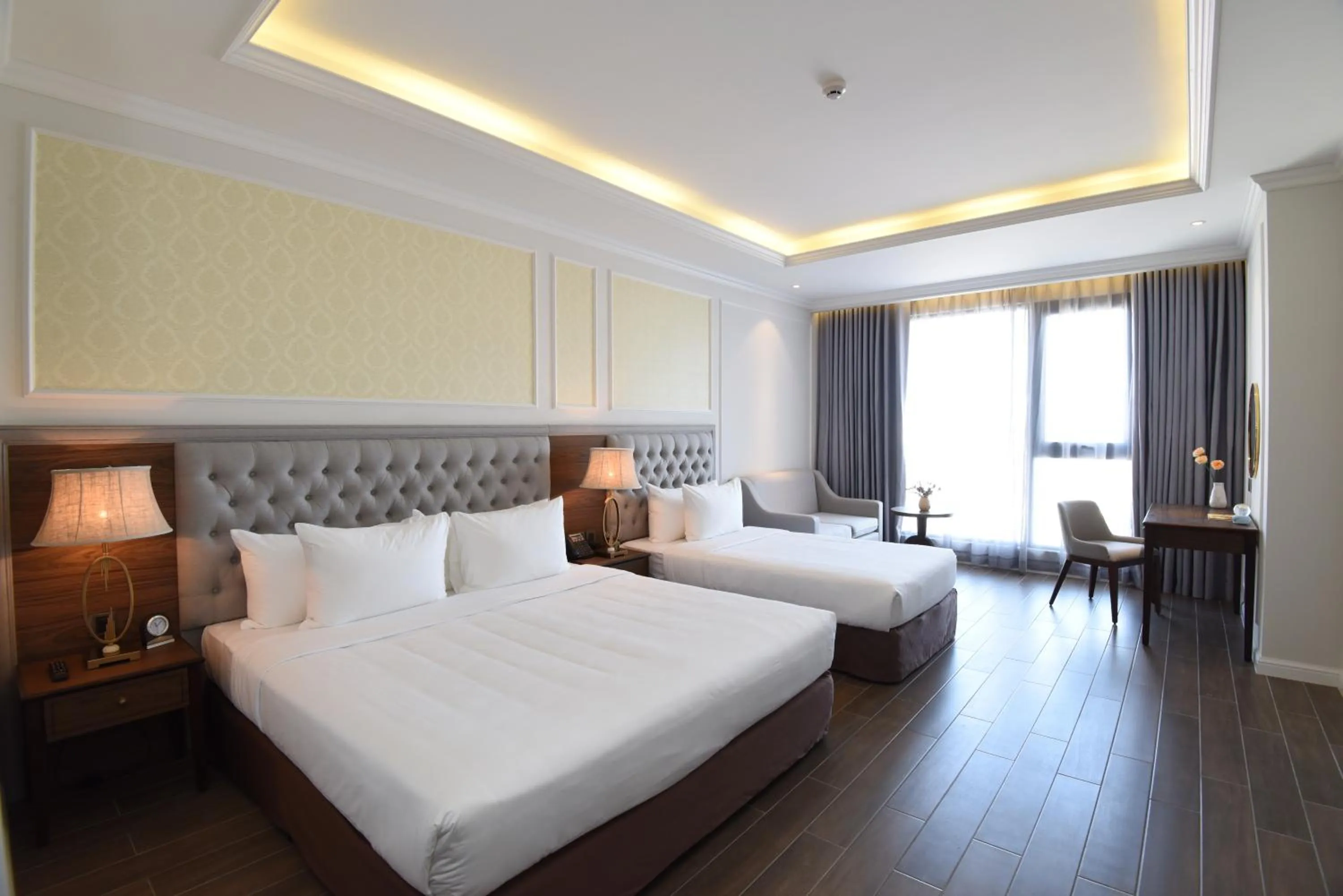 Bed in Phu Cuong Hotel Ca Mau