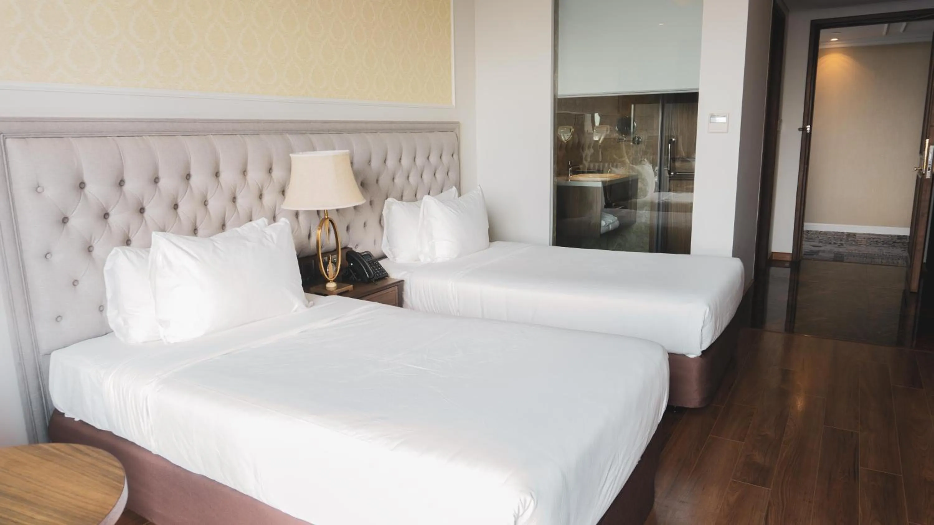 Bed in Phu Cuong Hotel Ca Mau