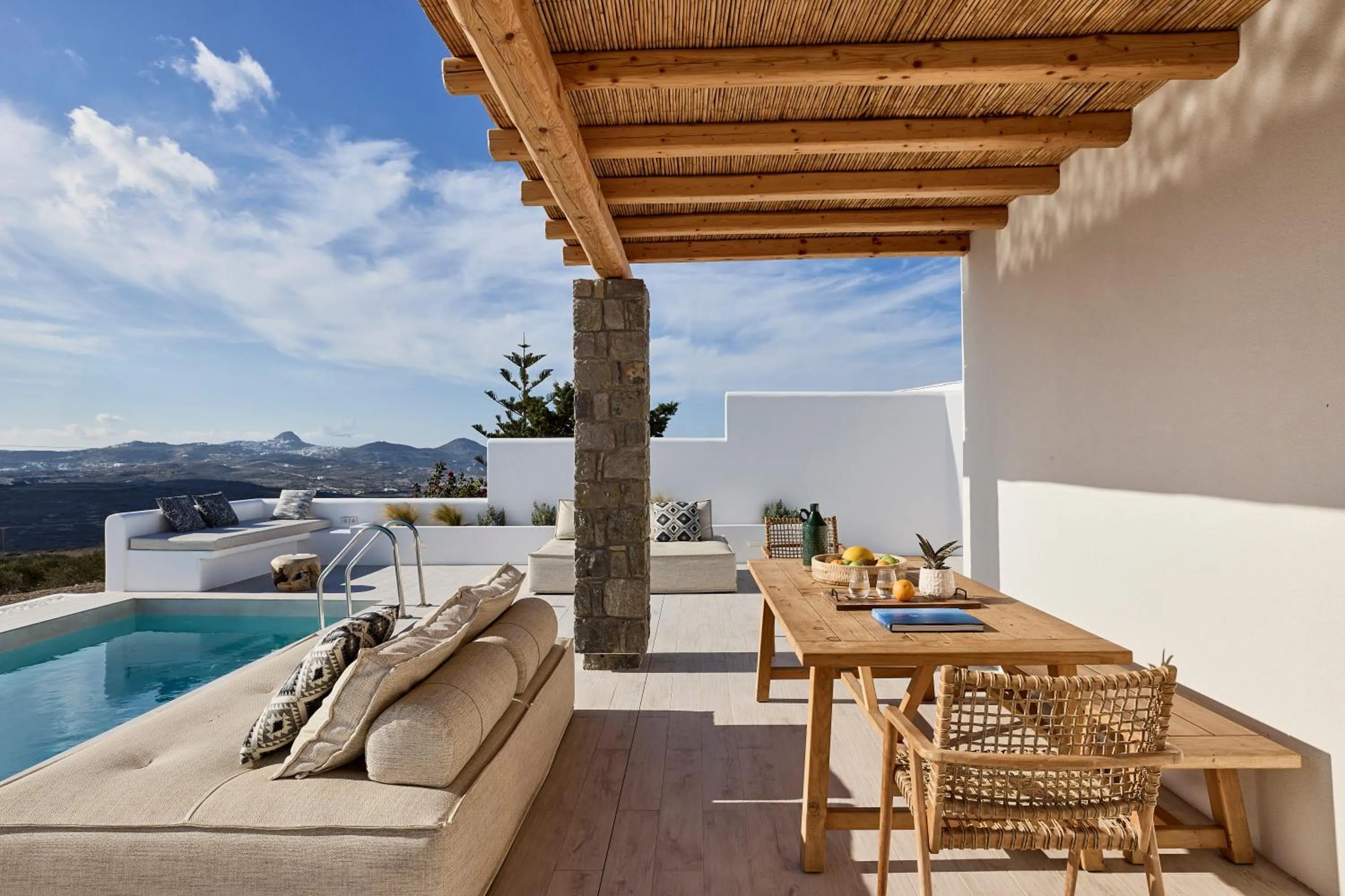 Balcony/Terrace in Villa Manikas Milos
