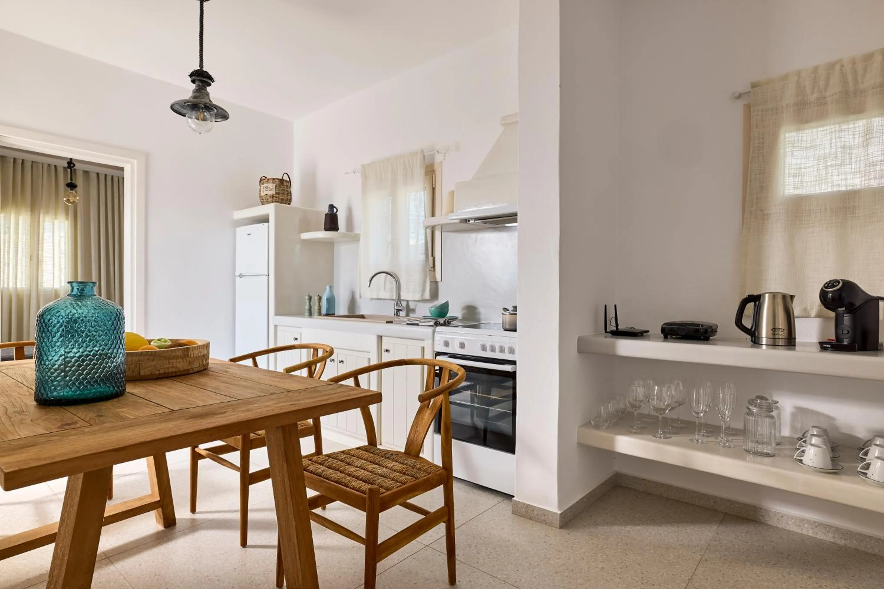 kitchen in Villa Manikas Milos