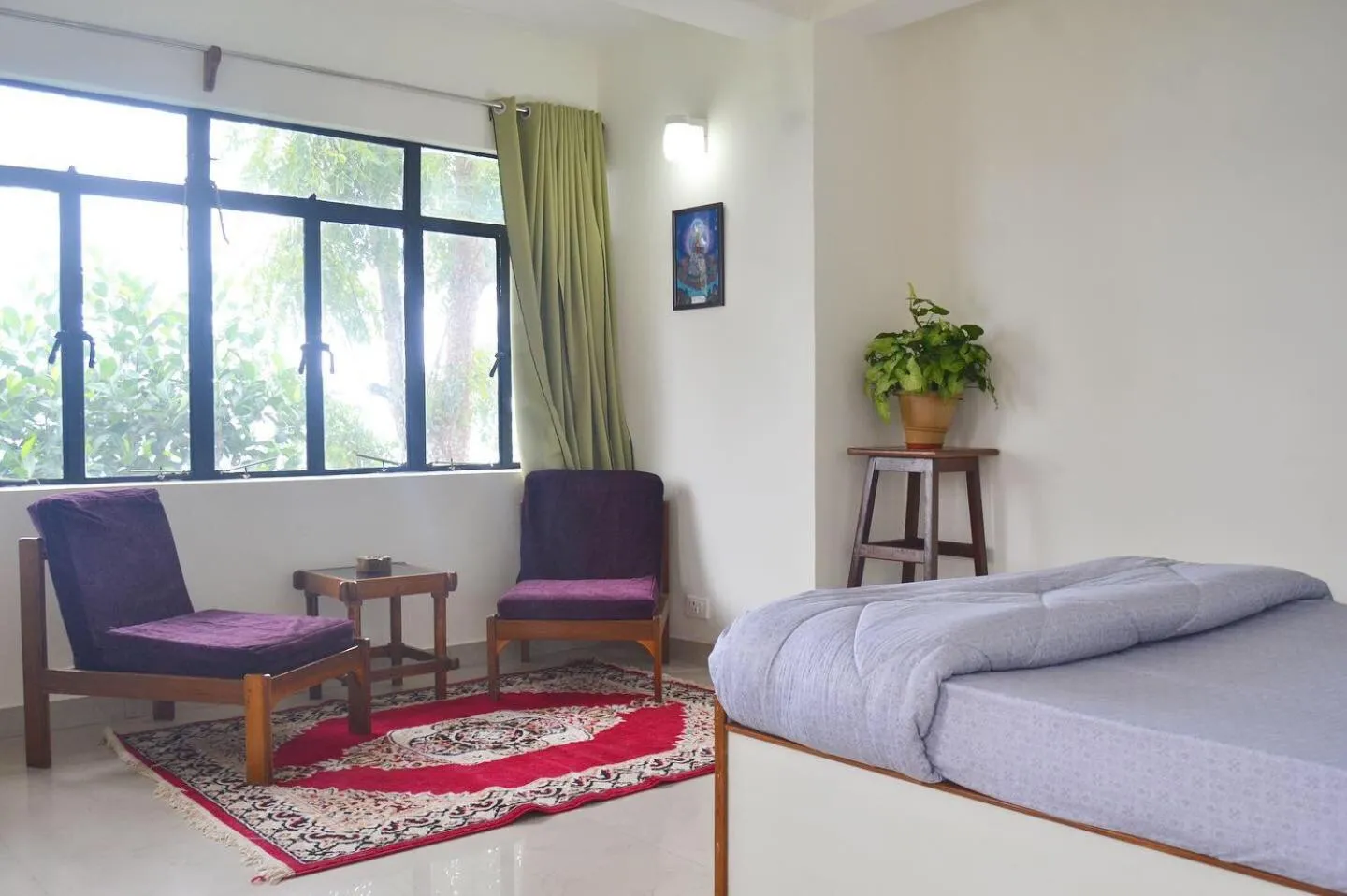 Living room, Bed in THE GINGKO EYRIE