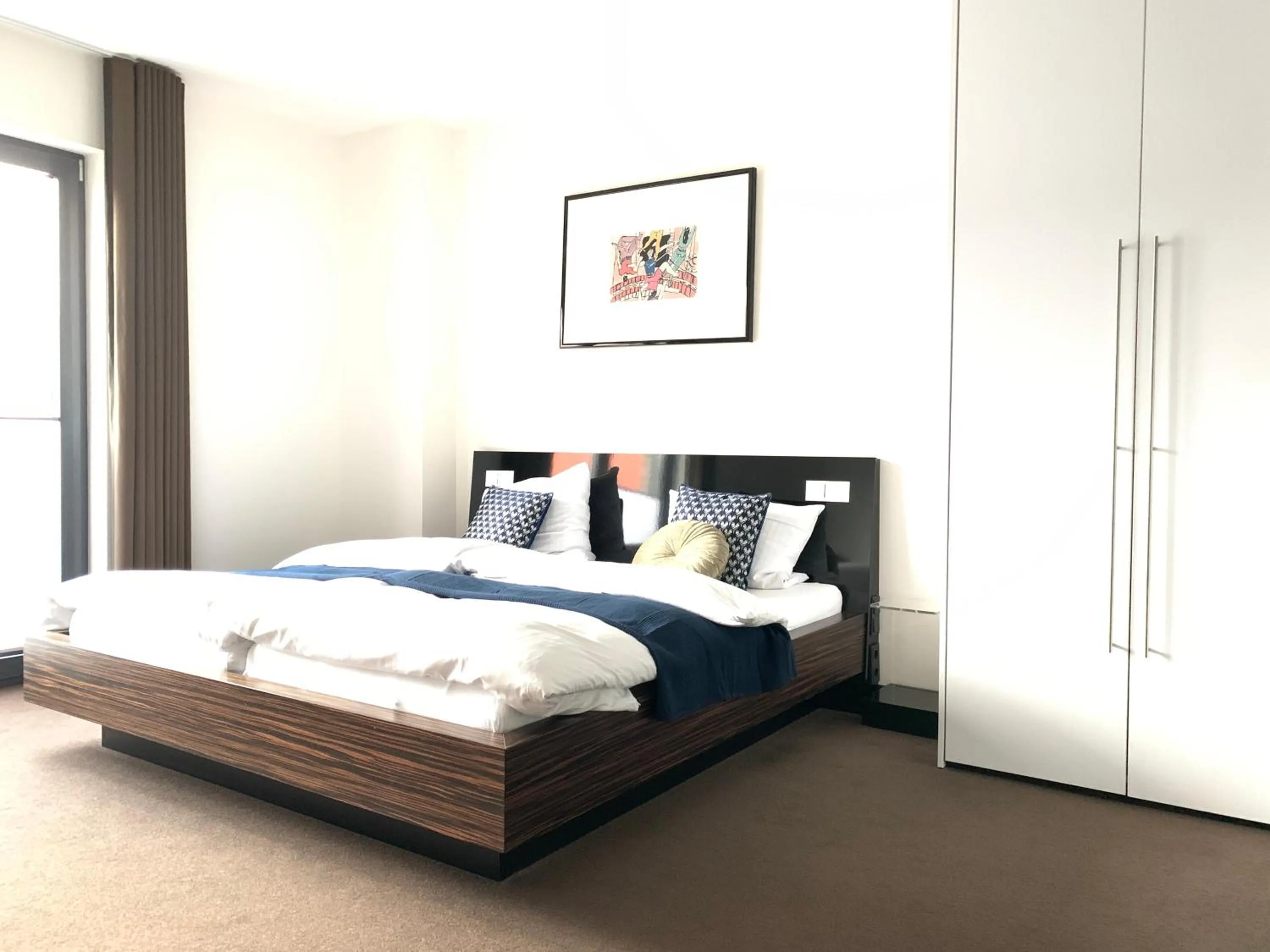 Bed in Hotel im Wigbold