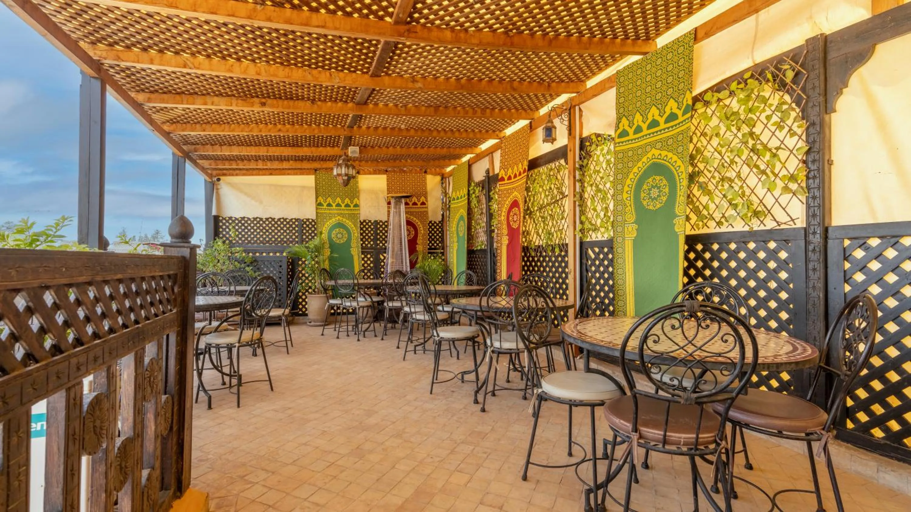 Patio in Riad Ghali Hotel & SPA