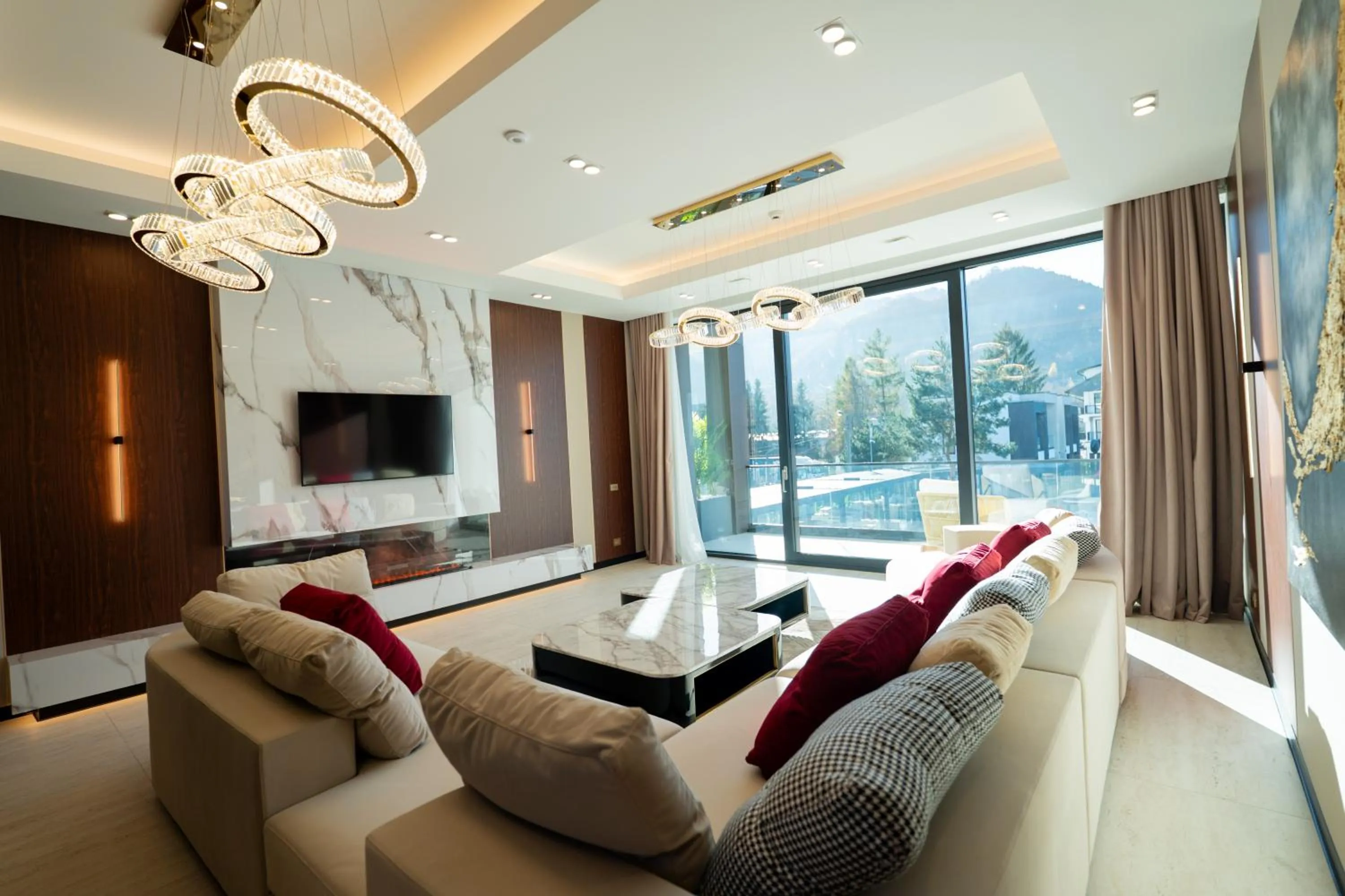 Communal lounge/ TV room in Hotel Gabriela