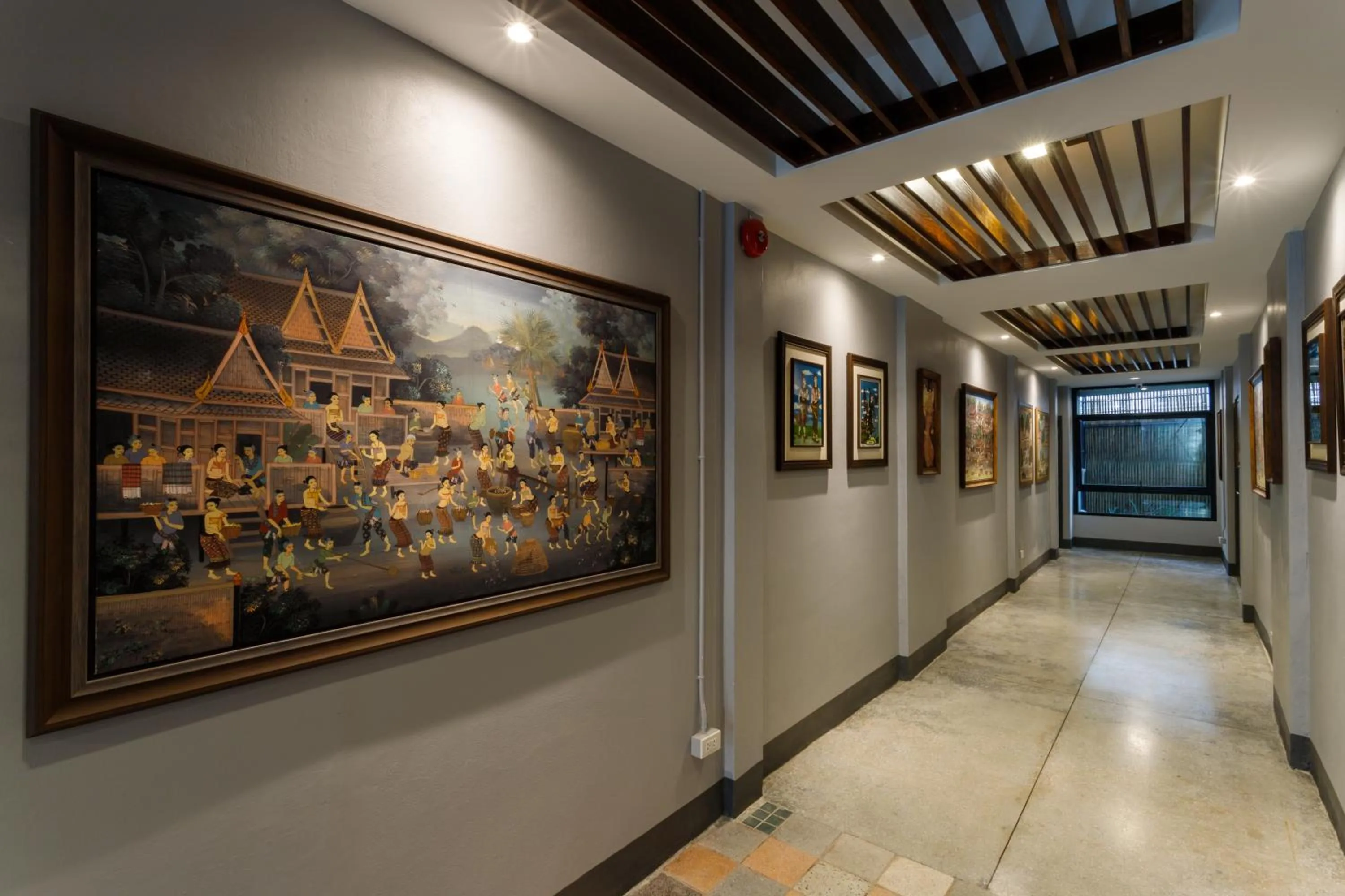 Decorative detail in Hostel One Art and Gallery