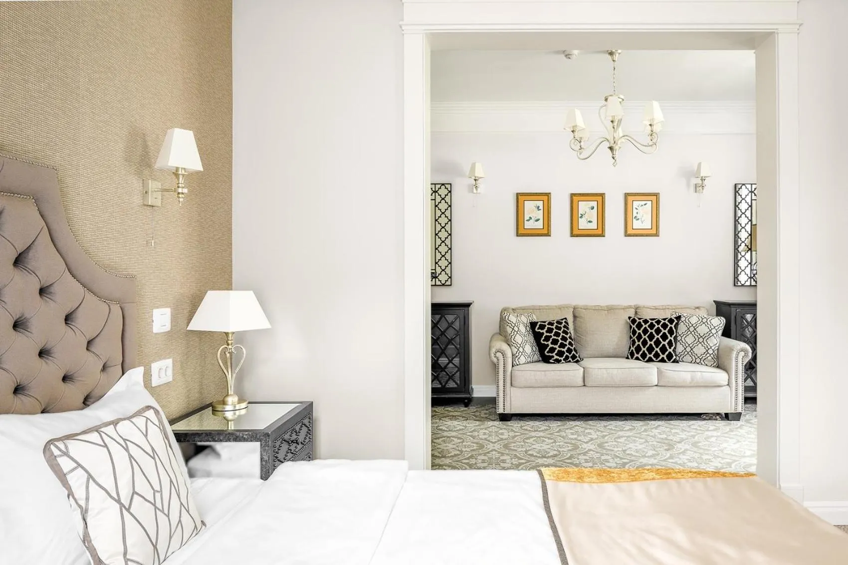 Bed in Hotel Versay