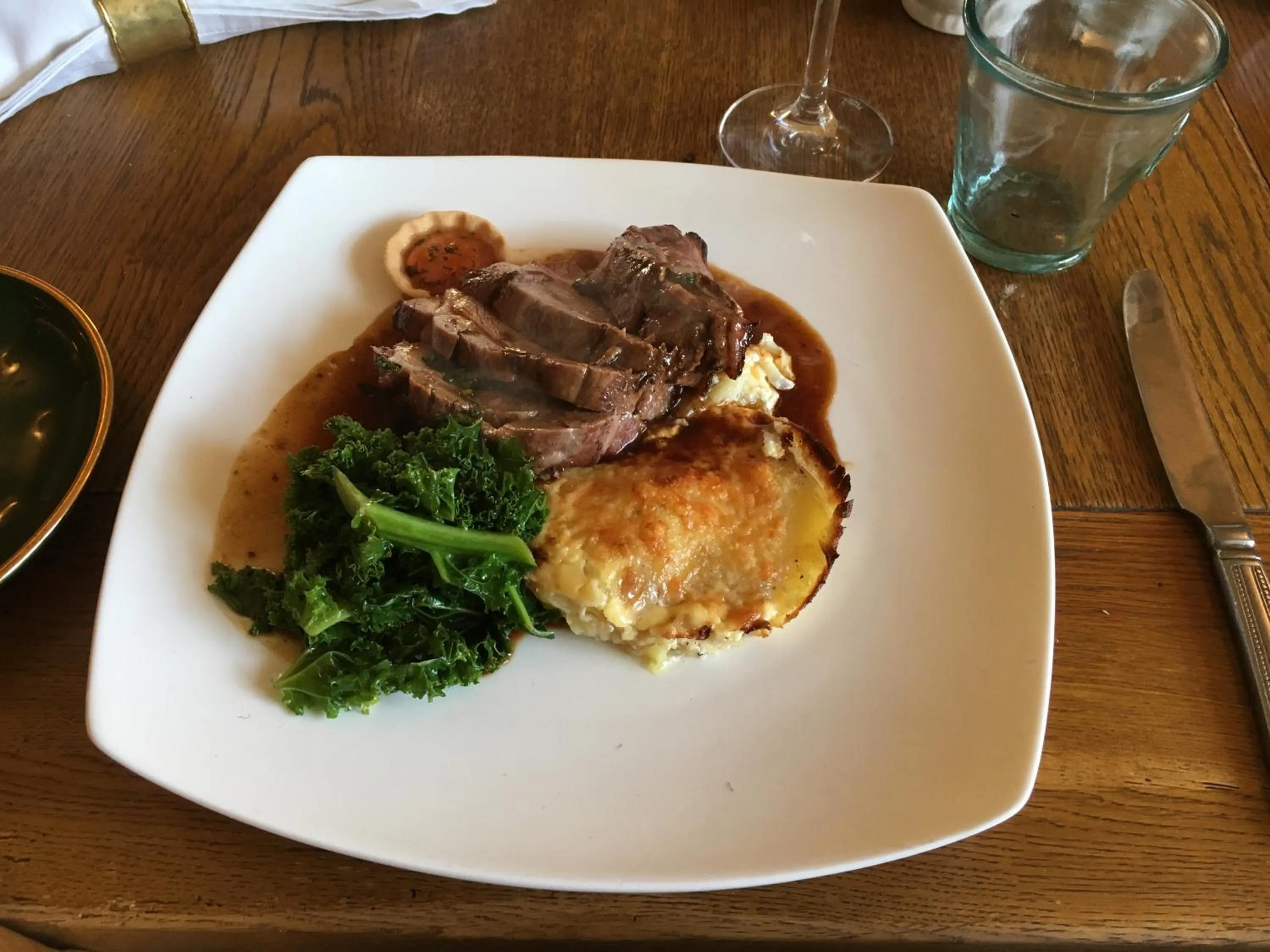 Food close-up in The Clytha Arms