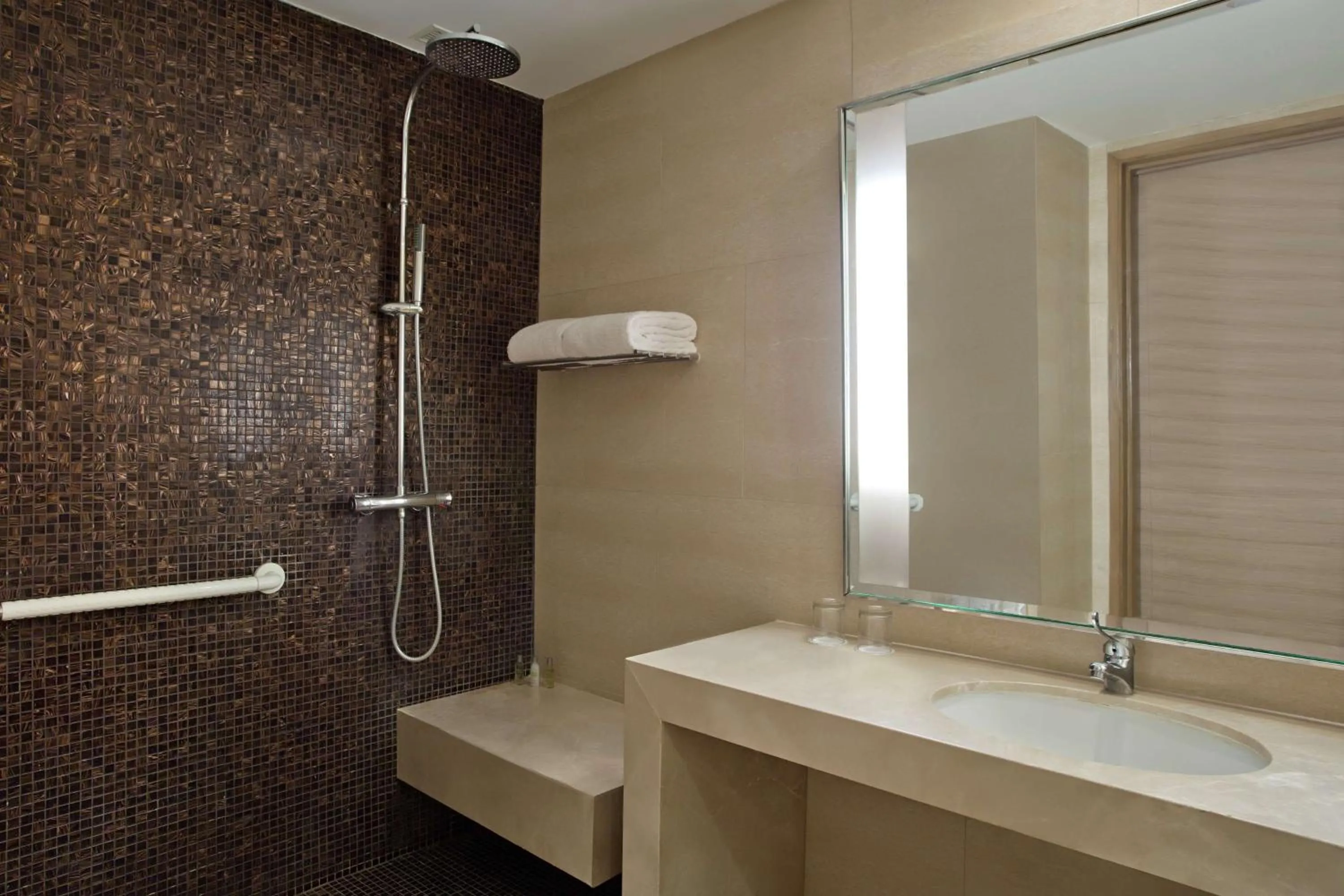 Bathroom in DoubleTree Suites by Hilton Bengaluru Outer Ring Road