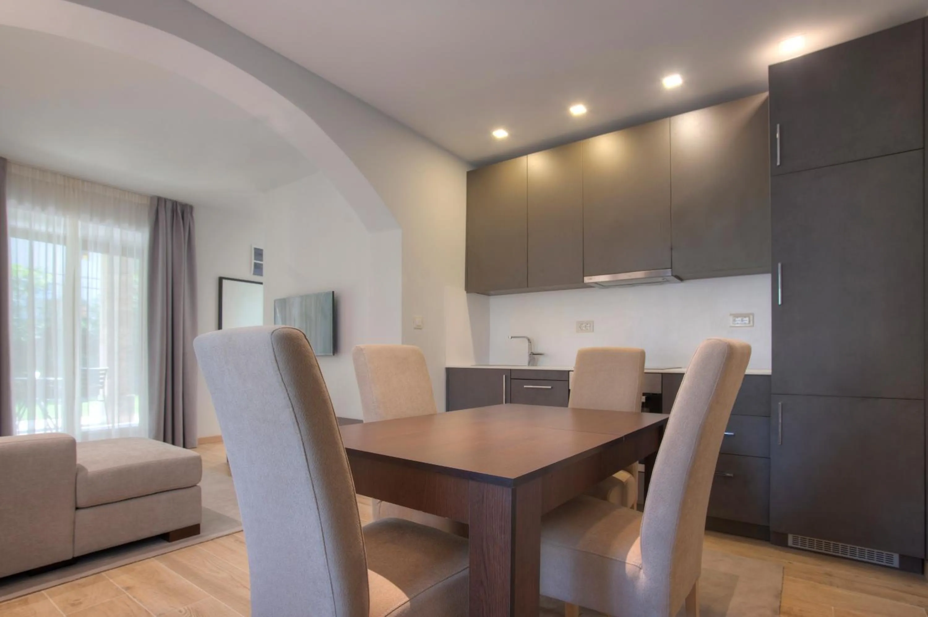 Kitchen or kitchenette in Hotel Vela