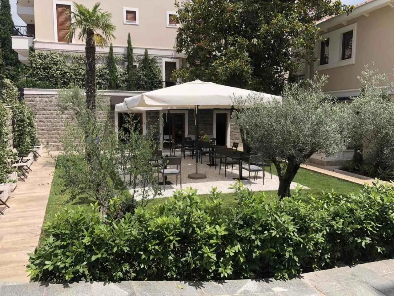 Garden view in Hotel Vela