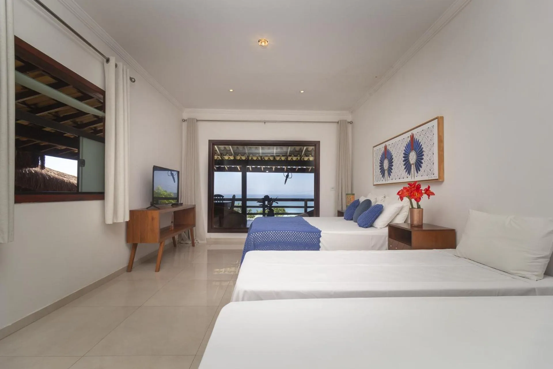 Photo of the whole room, Bed in Pousada Recanto de Paraty