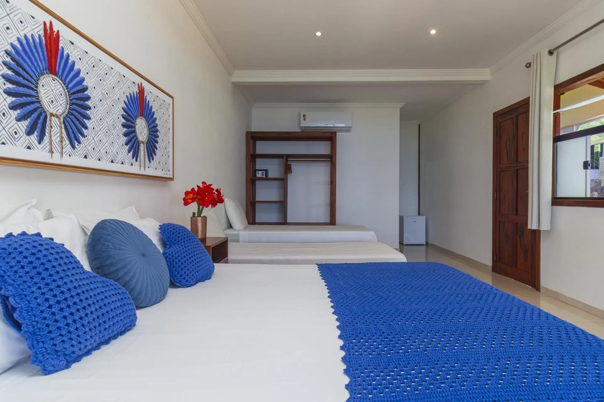 Photo of the whole room, Bed in Pousada Recanto de Paraty